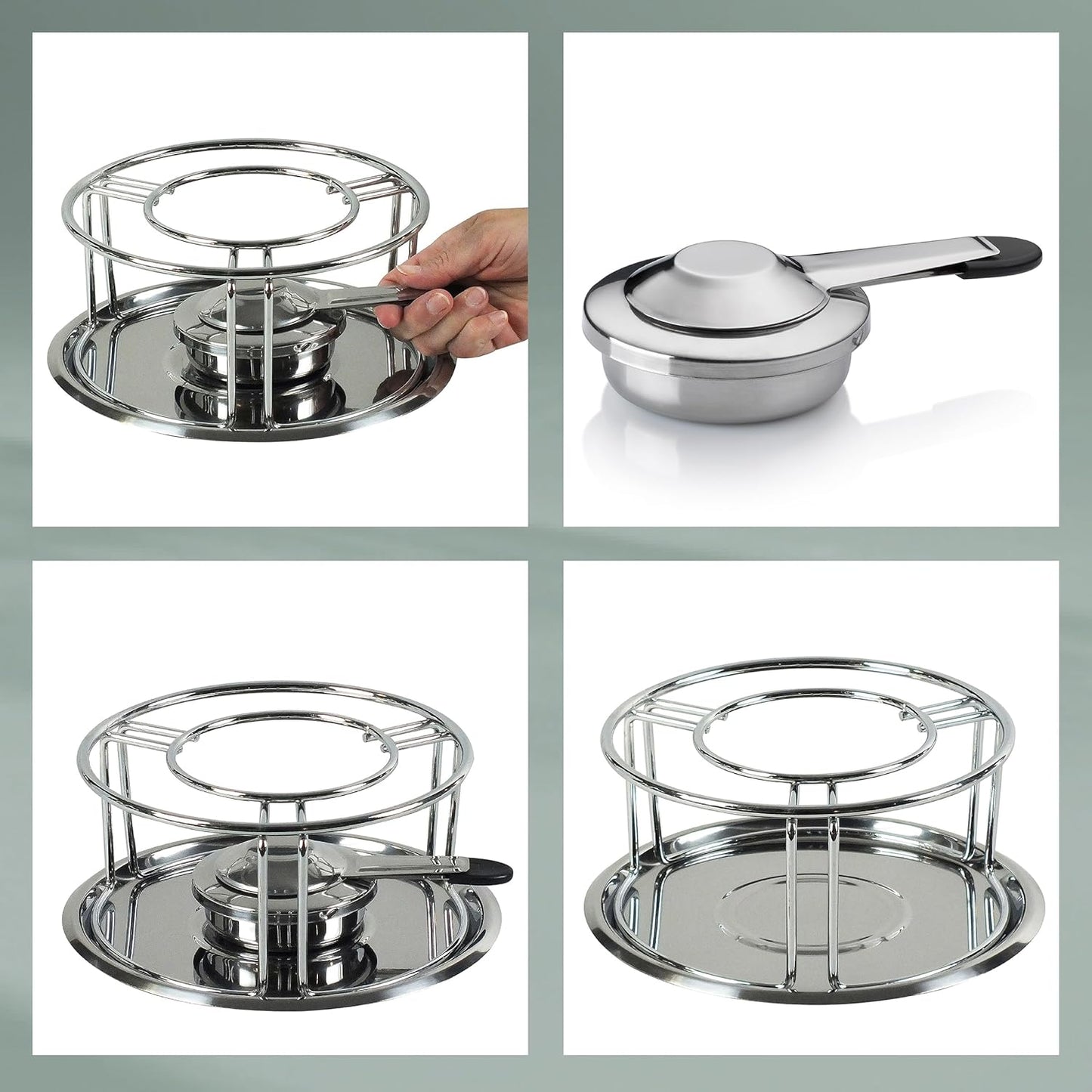 Käsefondue Rechaud mit Pastenbrenner MAXI