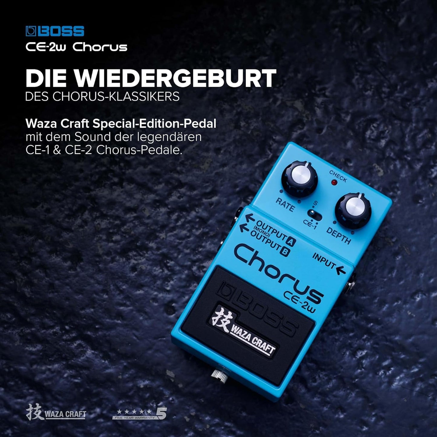 Effektpedal CE-2W Chorus