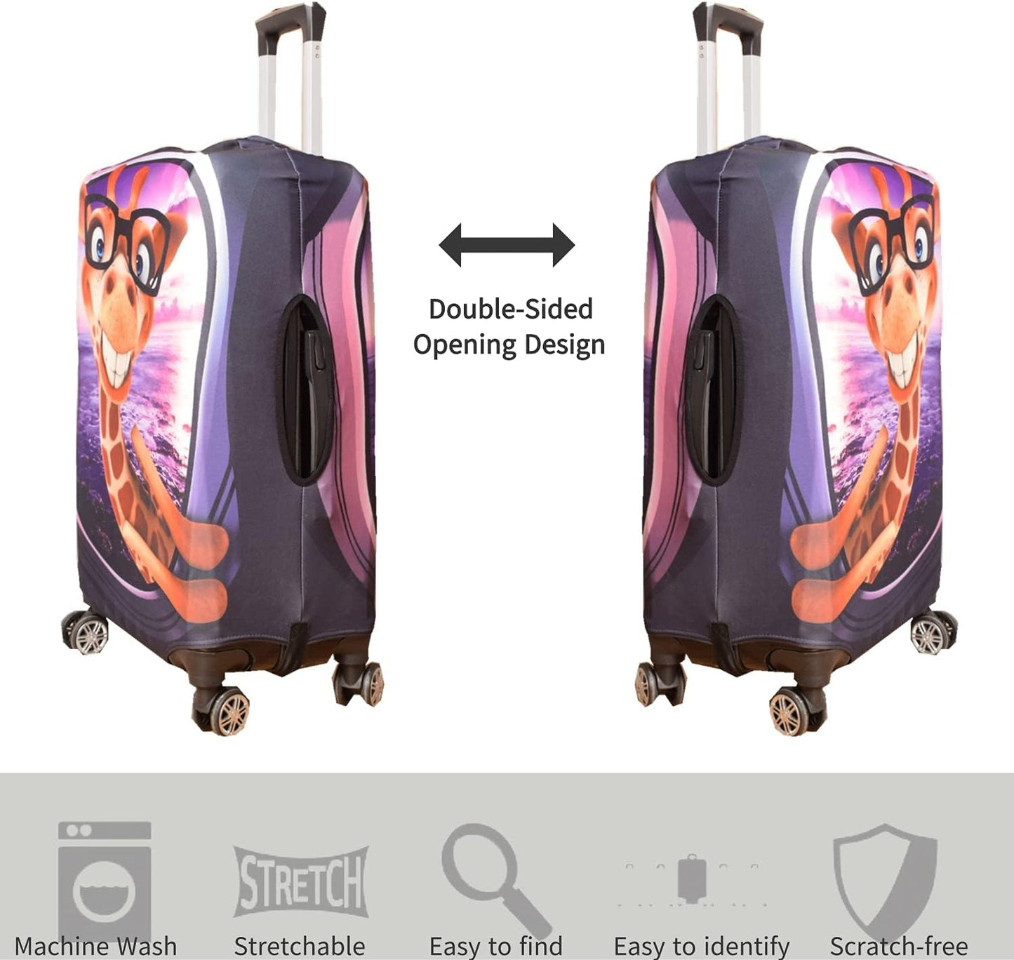 XL-Kofferhülle, Giraffe XL(Fits to 31"-32" Trolley Case)