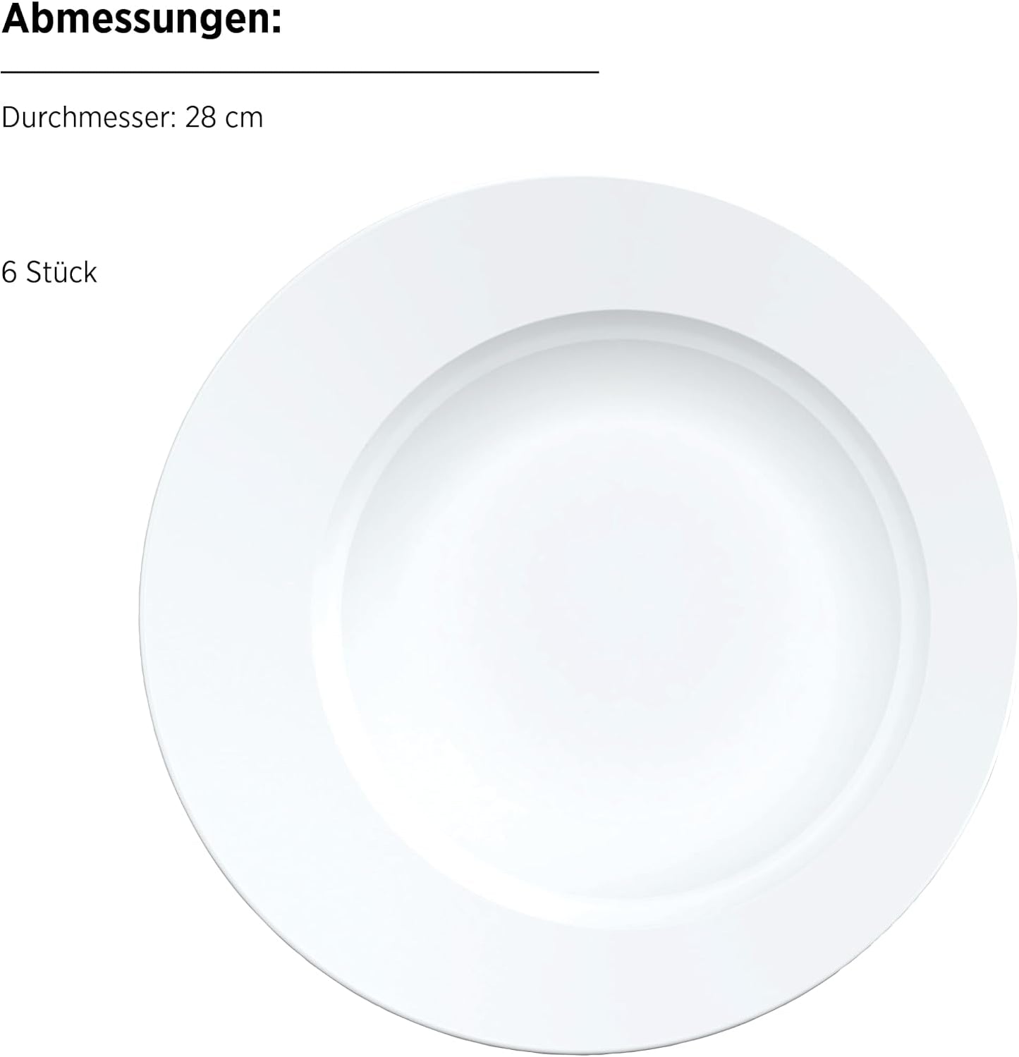 6er-Set Suppenteller