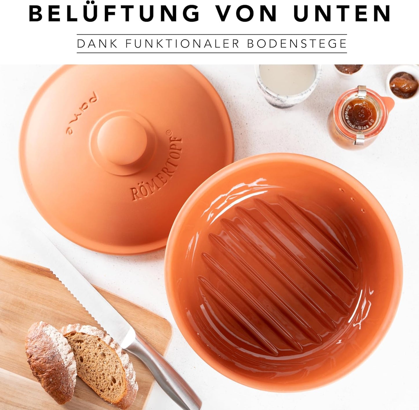 Brottopf, terrakotta