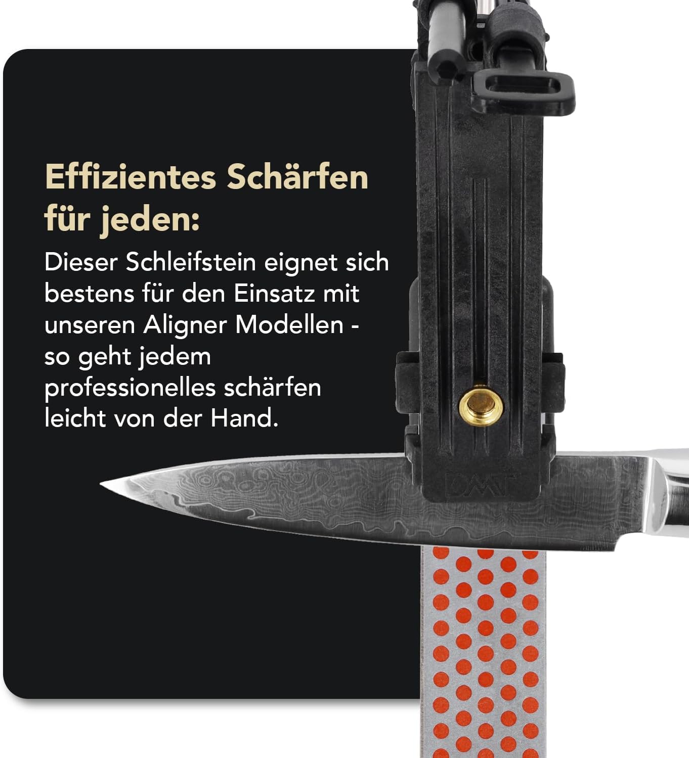 Diamant Mini-Schleifstein, Diamant-Schleifstein 10 cm (4 Zoll) - Zu verwenden mit dem Schleifsystem Aligner - feine Körnung