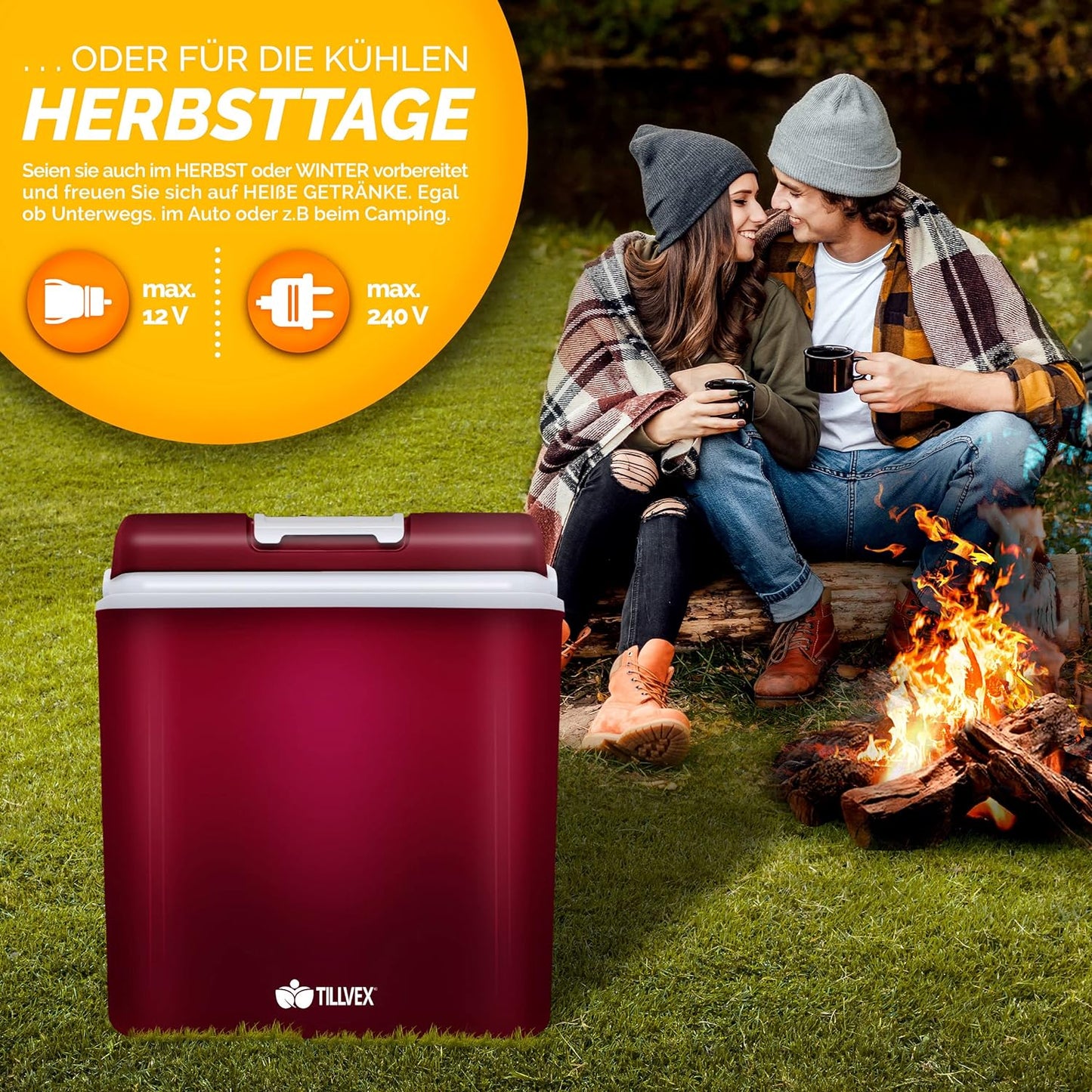 Elektrische Thermobox, Rot