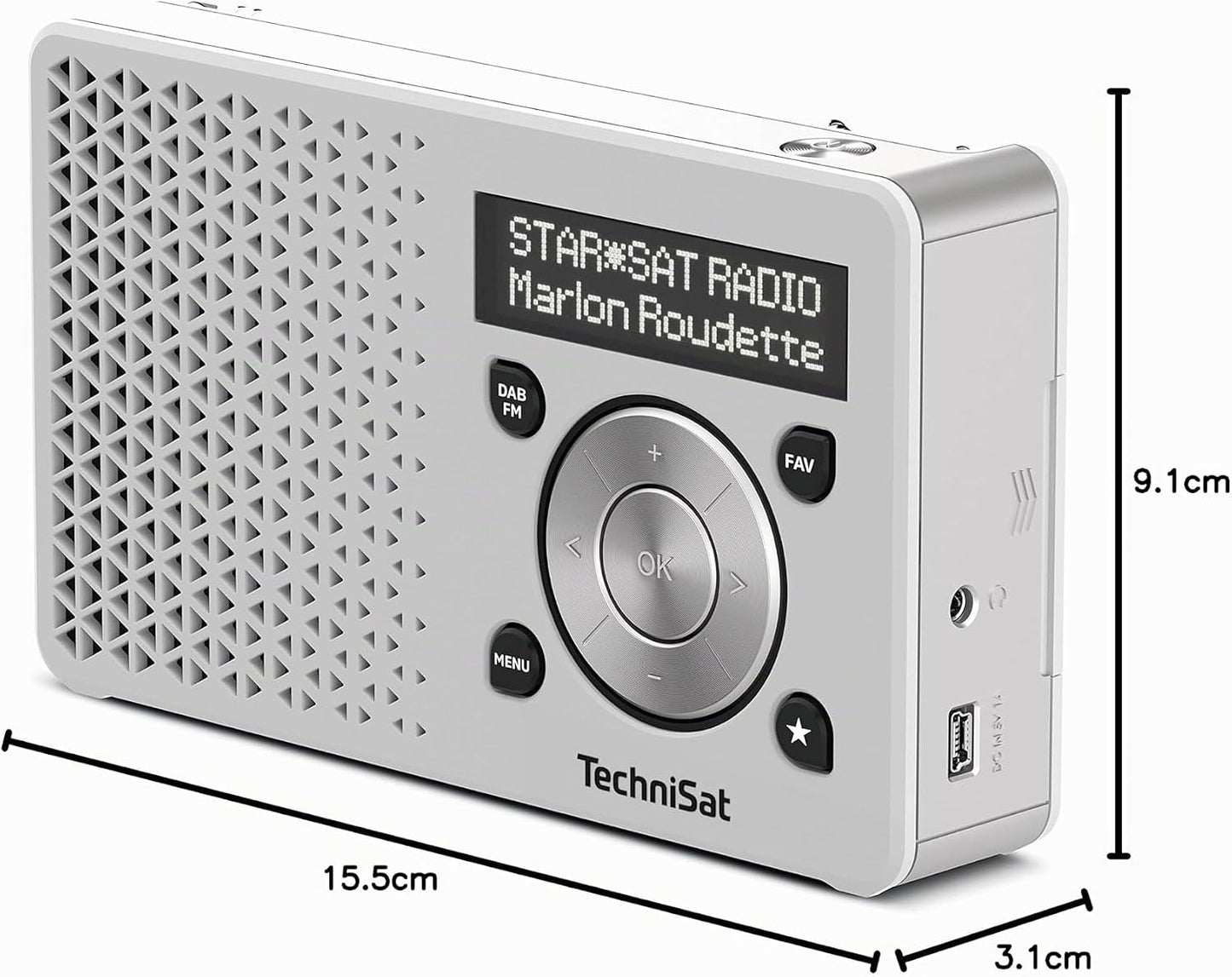 Digitradio 1, Weiss/Silber DIGITRADIO 1, Mono
