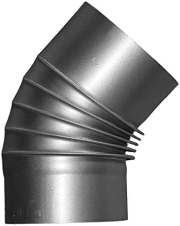 Ofenrohr Bogen 45° Starr (100 mm), Ø 100 mm Bogen 45° Starr