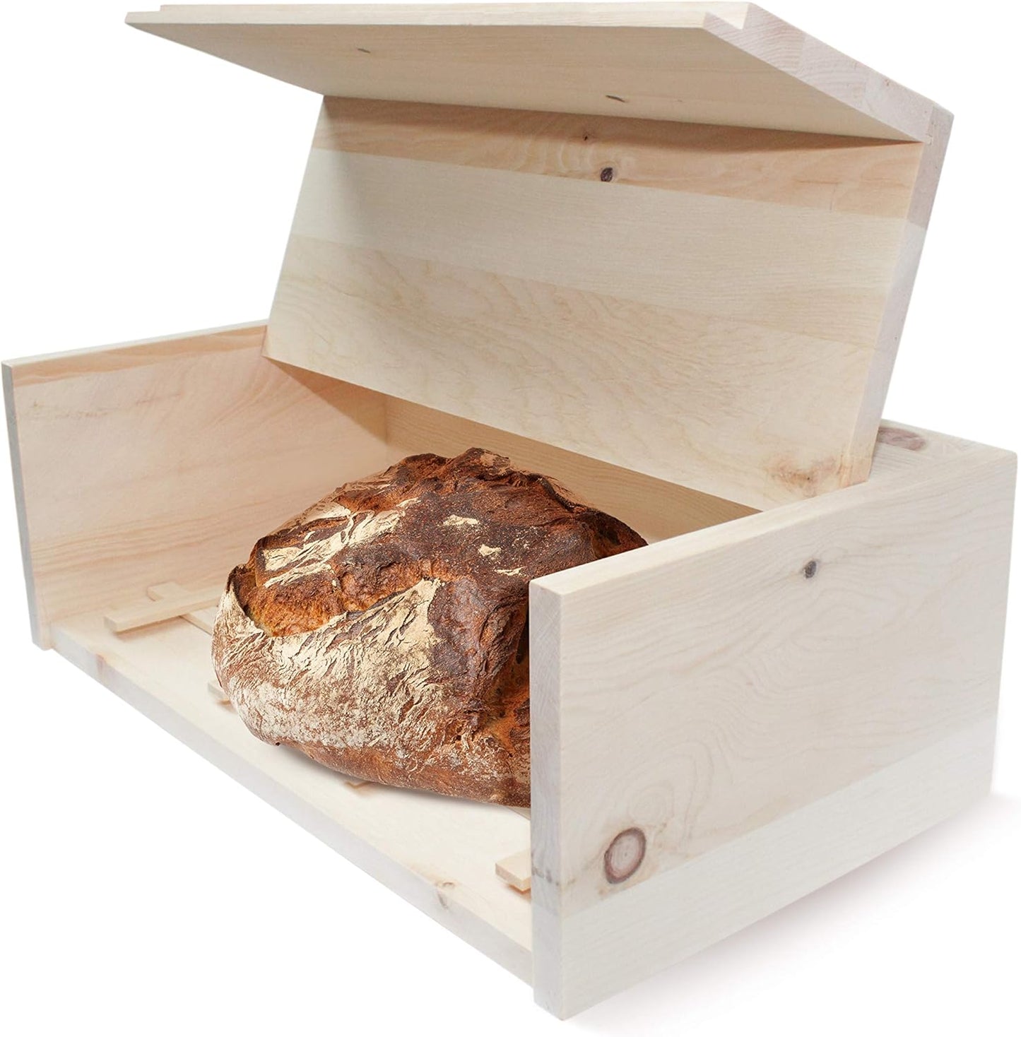 Brotkasten aus duftendem Zirbenholz (45x16x25 cm)