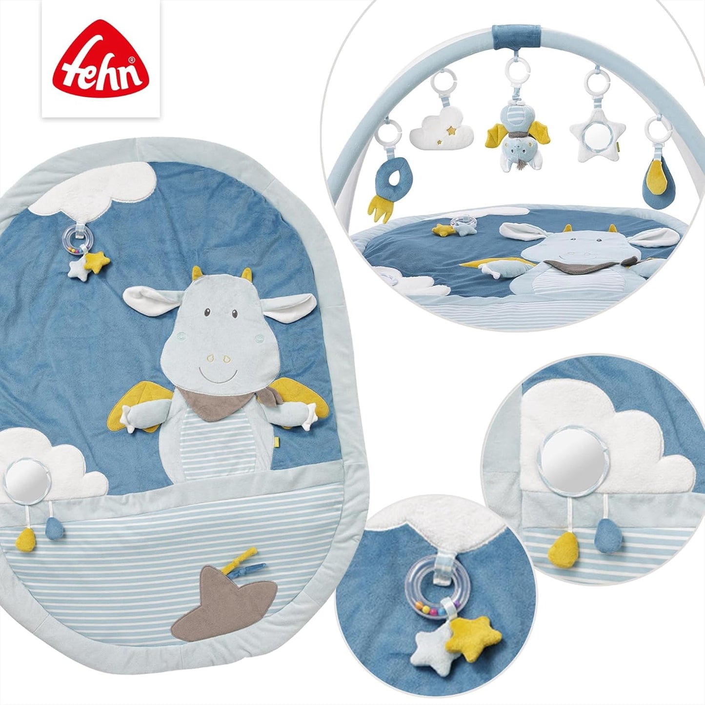 3-D-Activity-Decke Little Castle mit Spielbogen und Spielzeugen, Little Castle