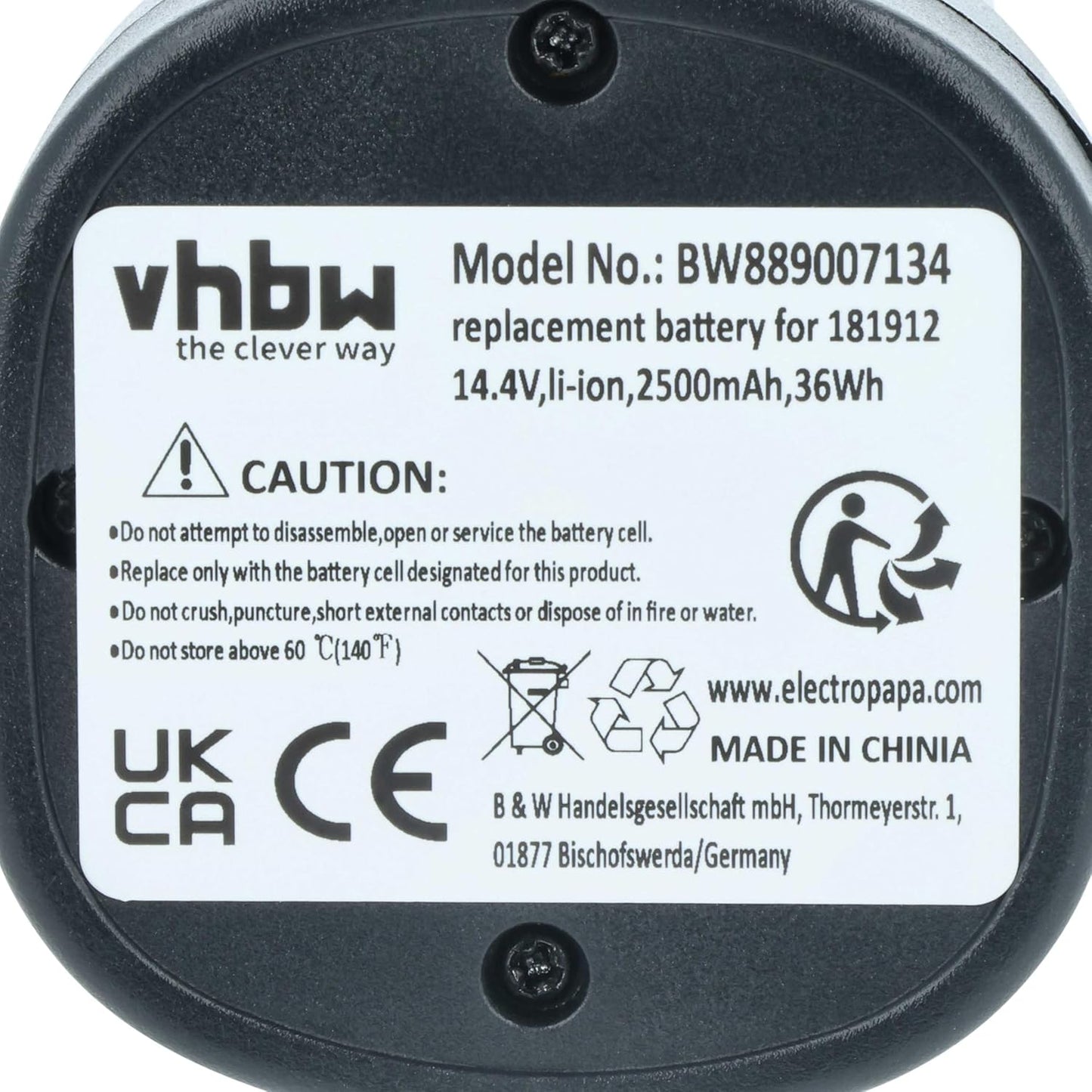 Akku für Kerbl Schermaschine 181891, 2500 mAh