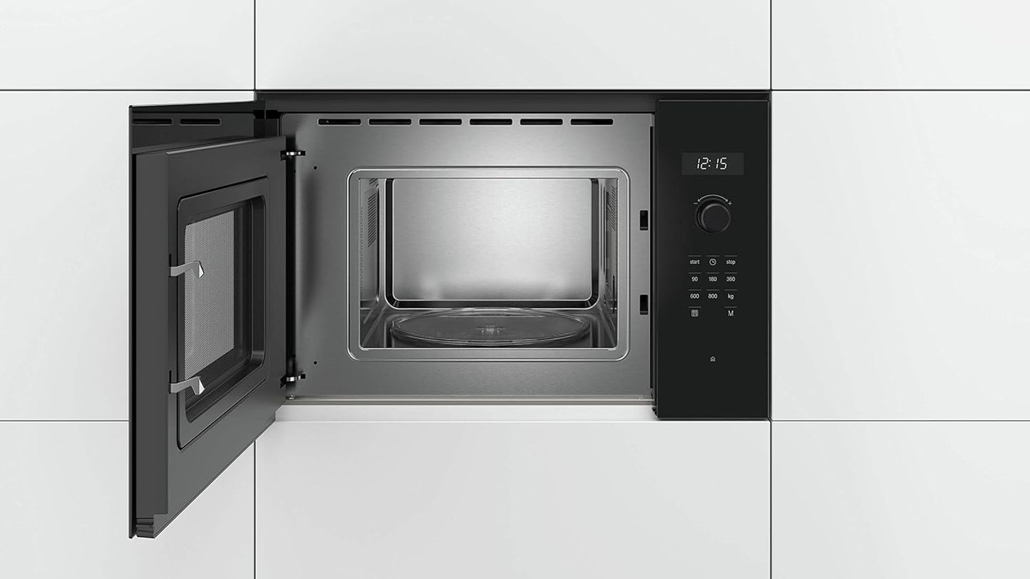BFL524MB0 Serie 6 Einbau-Mikrowelle mit AutoPilot 7 Programme, Serie 6 Schwarz 50 cm Breite
