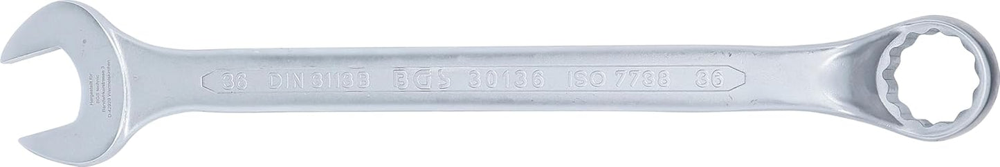 Maul-Ringschlüssel, gekröpft SW 36 mm, Schlüsselweite: 36 mm