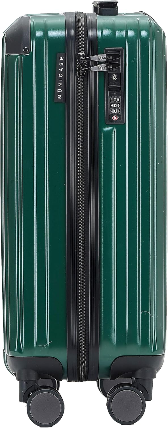 TSA-Schloss Koffer Hardschale Boardcase, Dunkelgreen