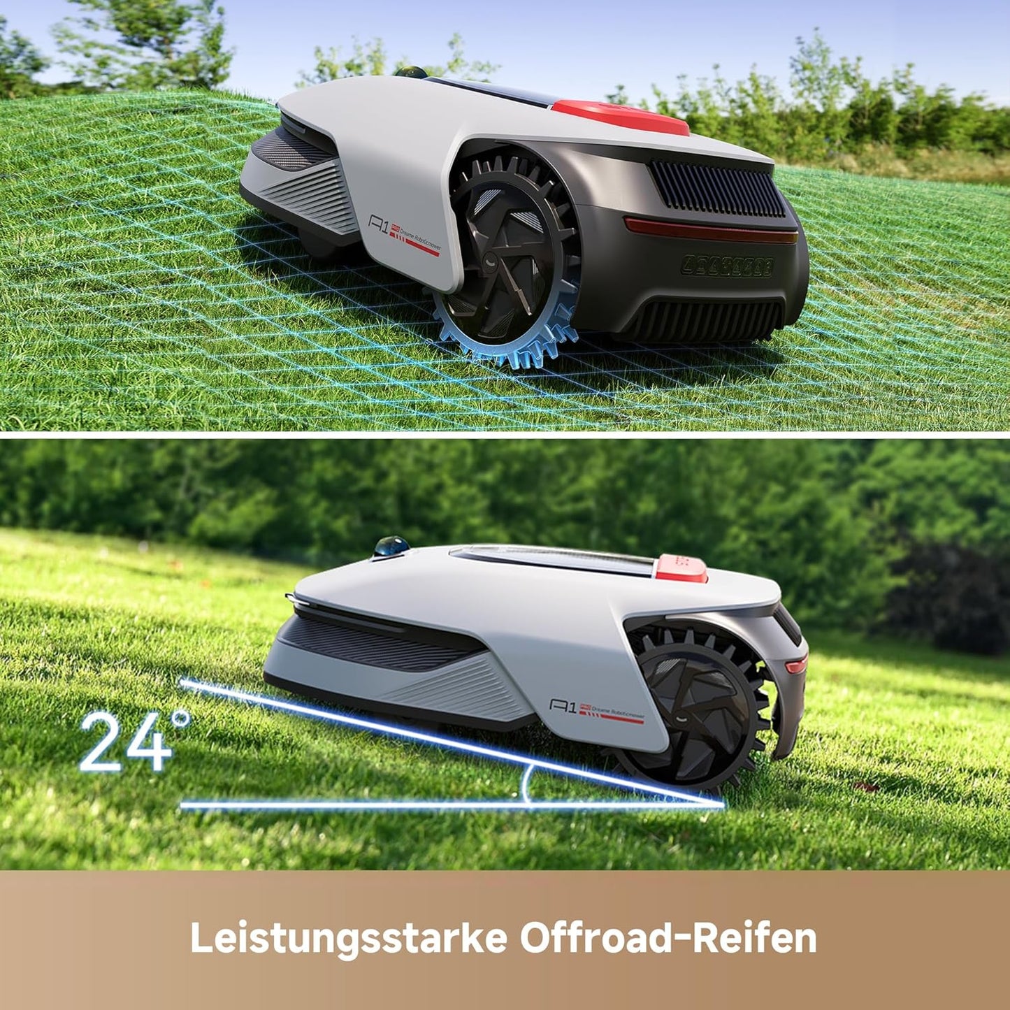 Mähroboter A1 Pro mit intelligenter Hindernisvermeidung, Mower A1 Pro