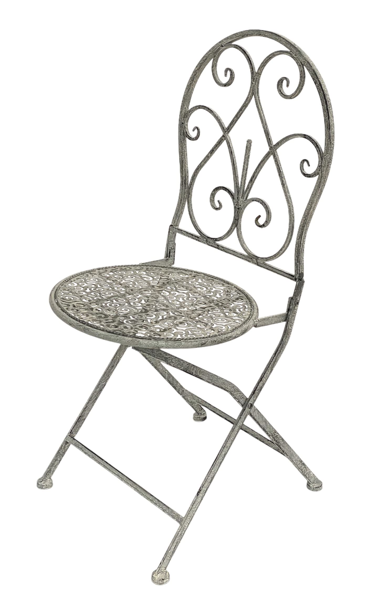 Metall-Gartenstuhl im Vintage-Stil