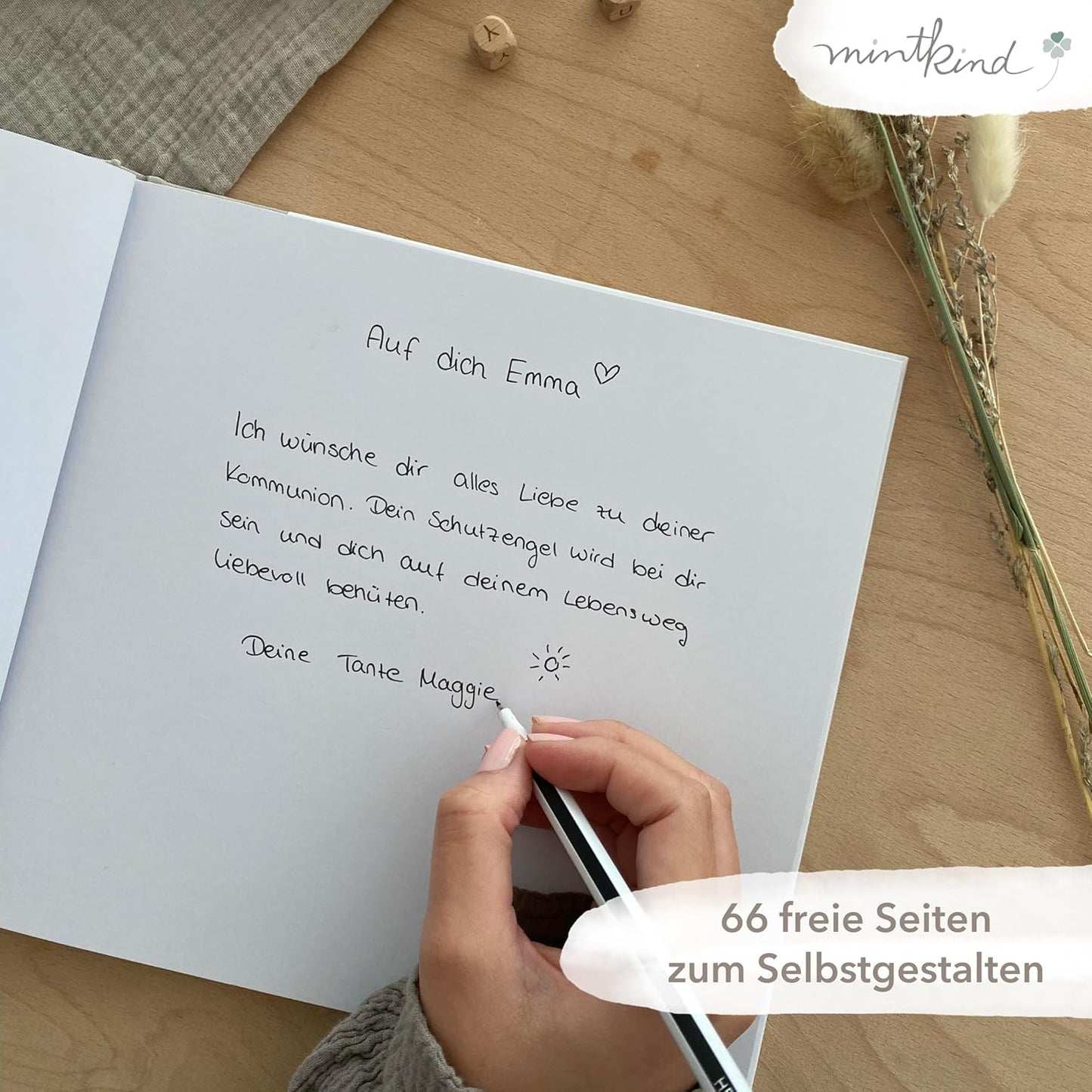 Kommunion Gästebuch, Wald
