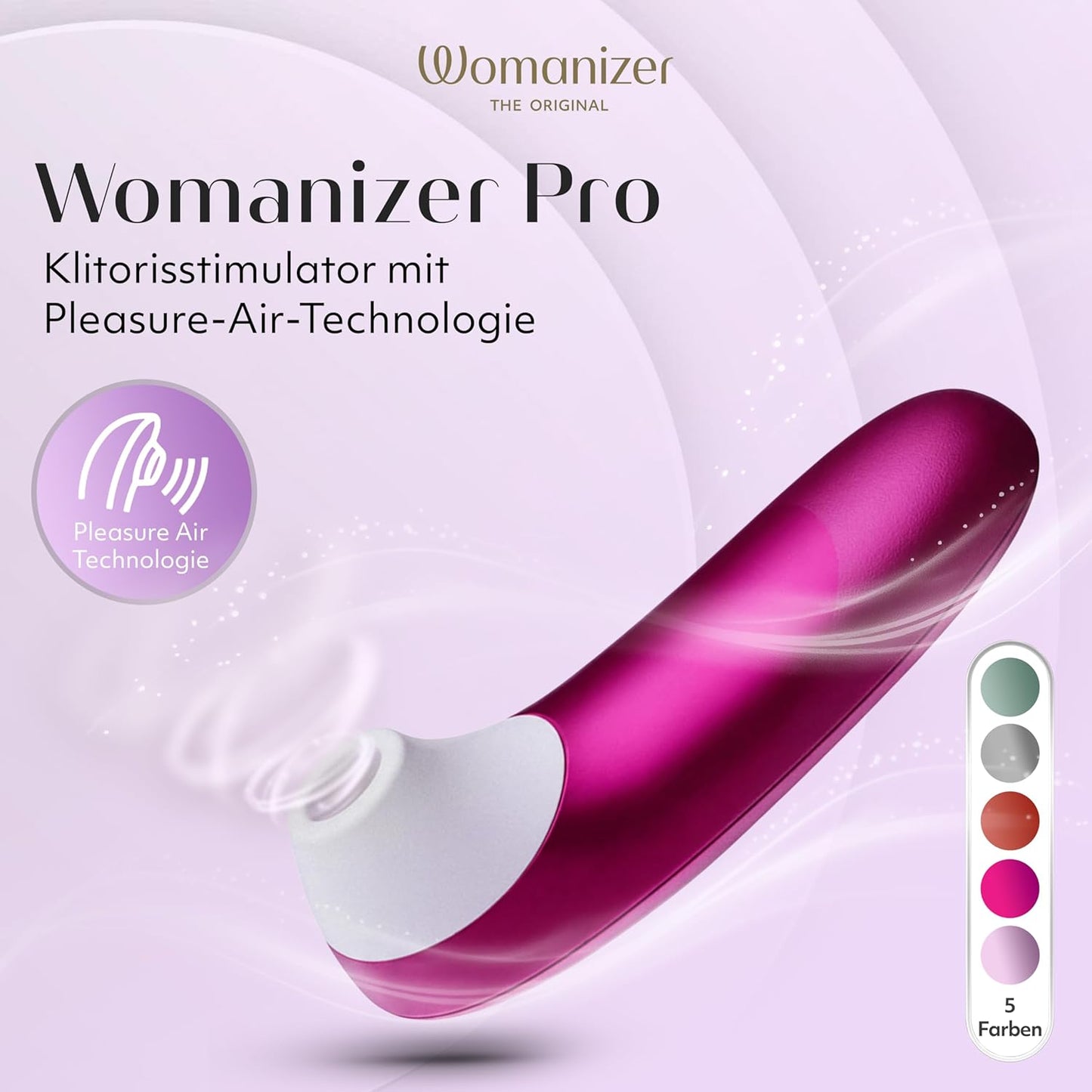 Pro Klitorisstimulator mit 11 Intensitätsstufen, Rosa