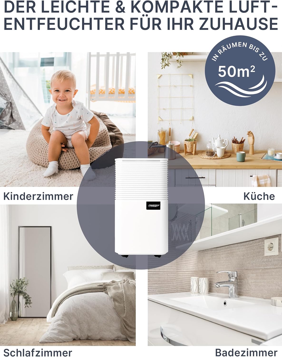 Luftentfeuchter Demecto 12, 12l / 24h