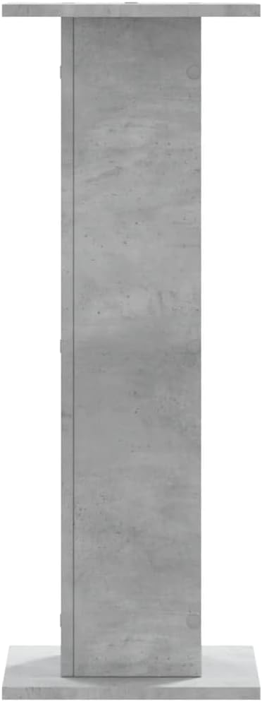 2er-Set Pflanzenständer, 30 x 30 x 80 cm Betongrau