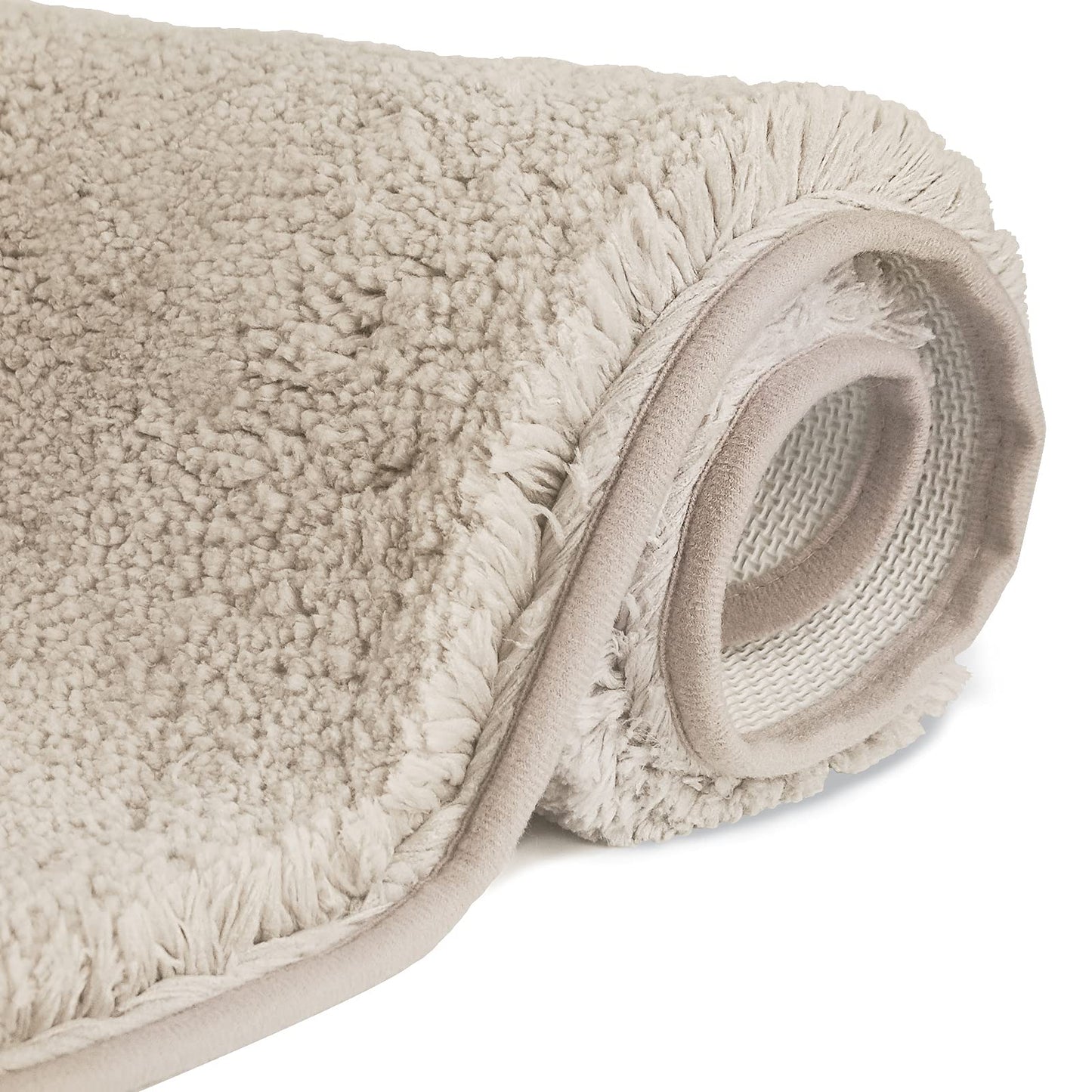 Hochflor Badteppich, 50 x 80 cm (Rechteckig) Beige