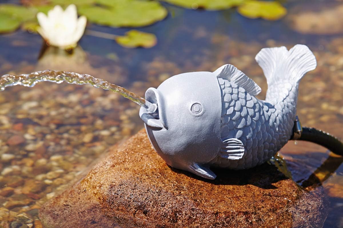Wasserspeier Fisch, Grau