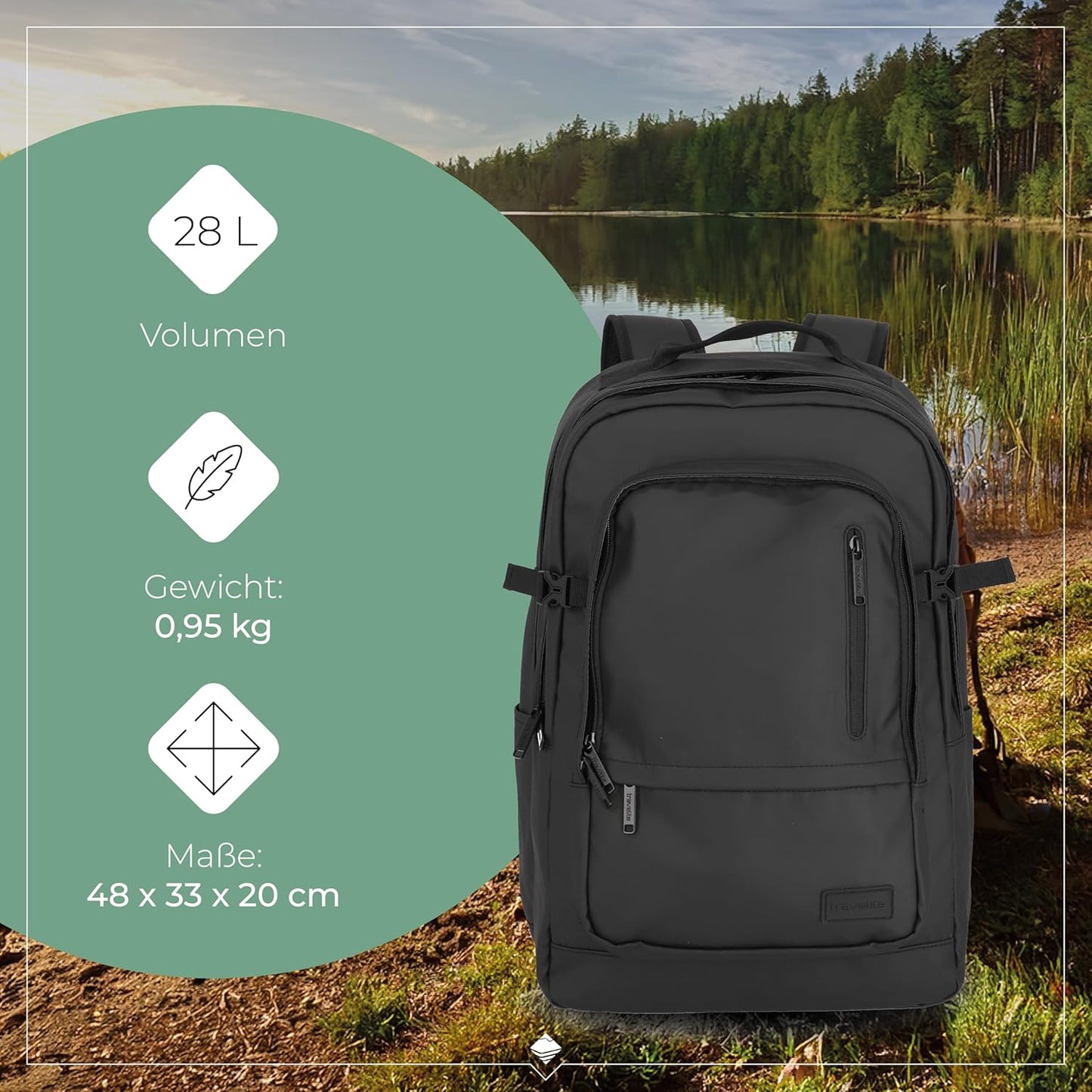 Rucksack Basics, Schwarz