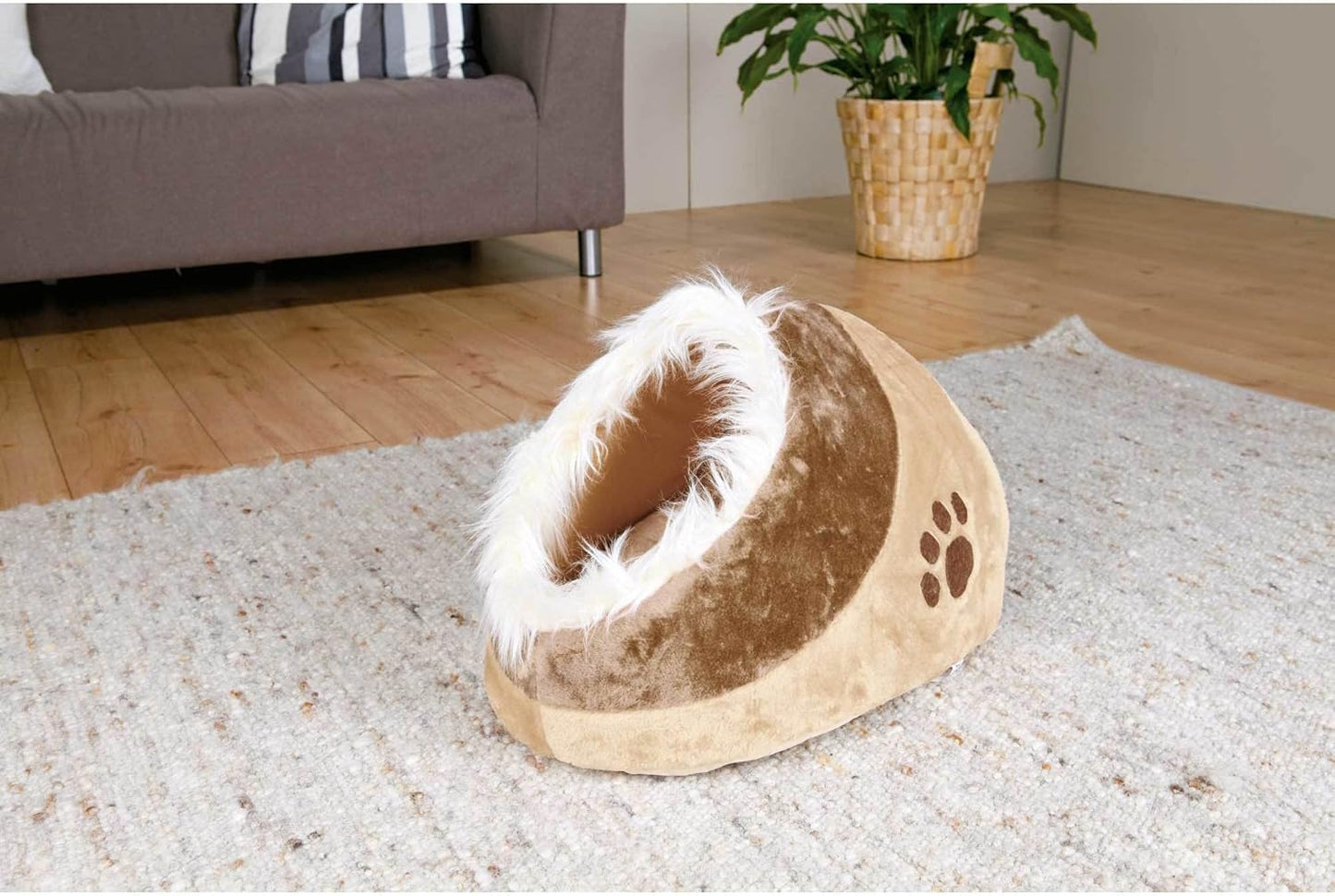 Kuschelhöhle Minou, beige L 42 x B 50 x H 30 cm