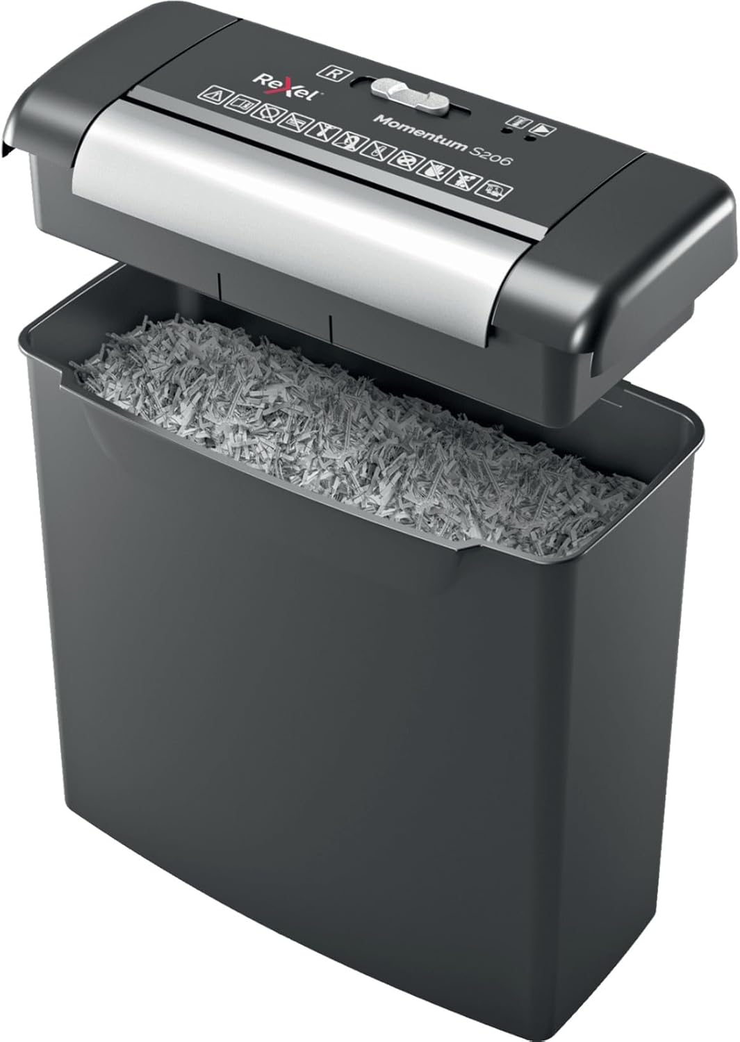 Aktenvernichter Momentum S206, 6 Blatt P2 - Streifenschnitt Standard Design