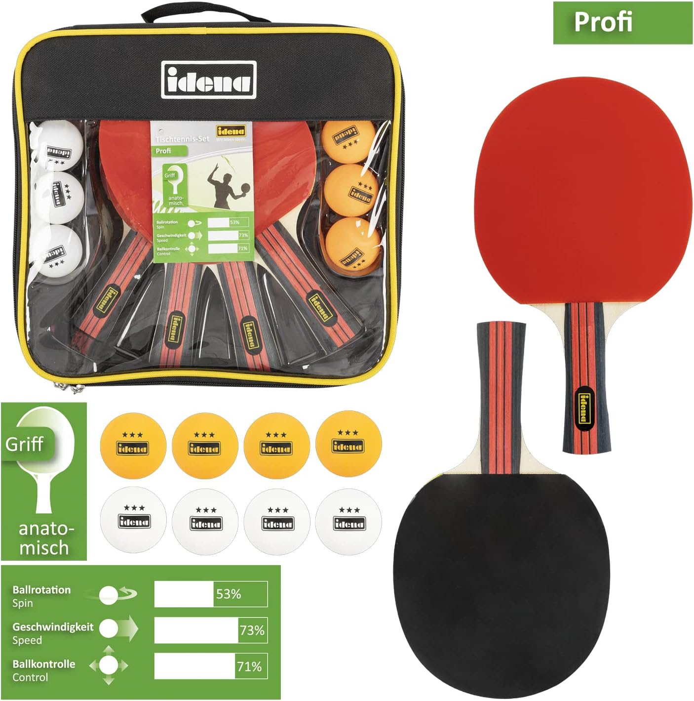 Tischtennis-Set Profi 13teilig