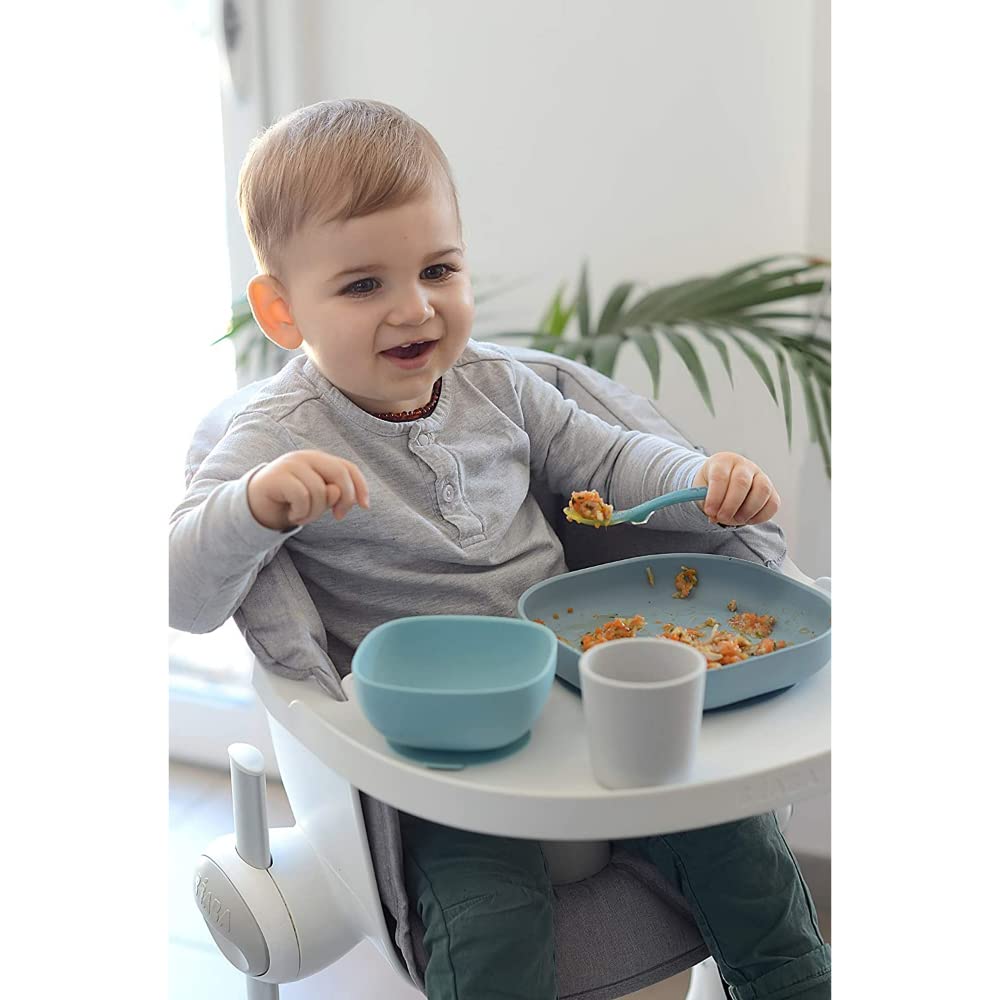 Baby-Essensset aus Silikon, Dschungel 100 g (1er Pack)