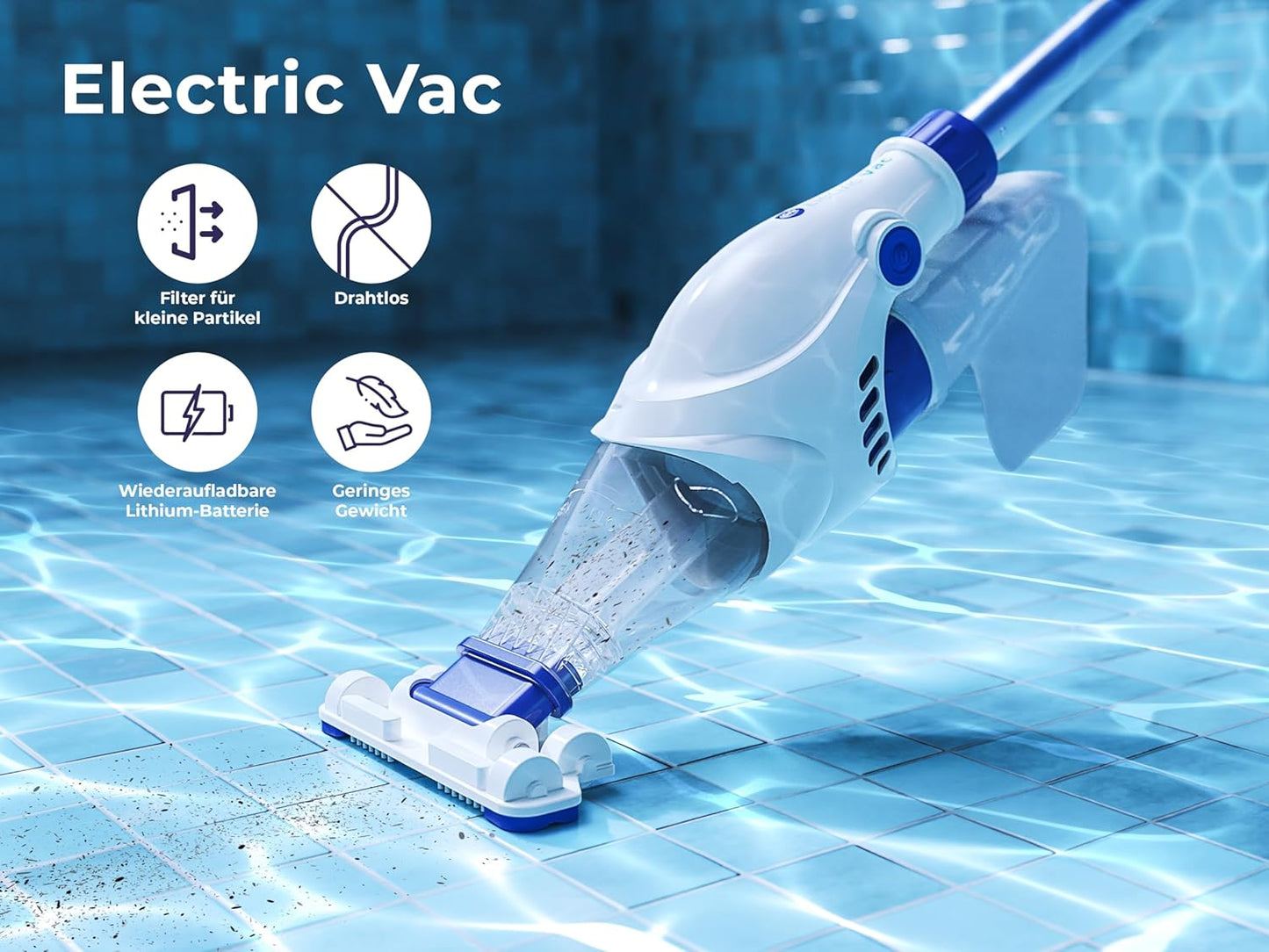 Elektrischer Poolsauger VCB10, 25W