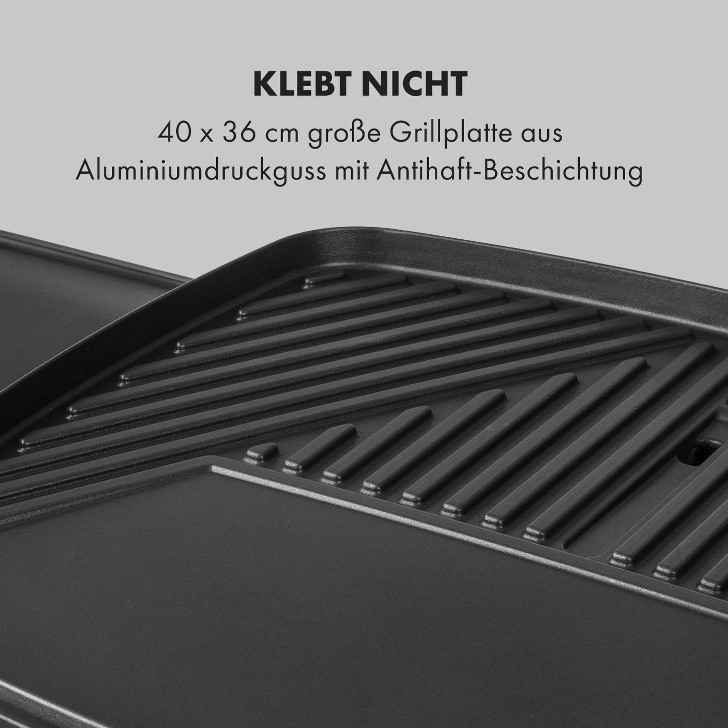 Stand- und Tischgrill mit EasyGrill Concept, Beige / Schwarz, 2000 W