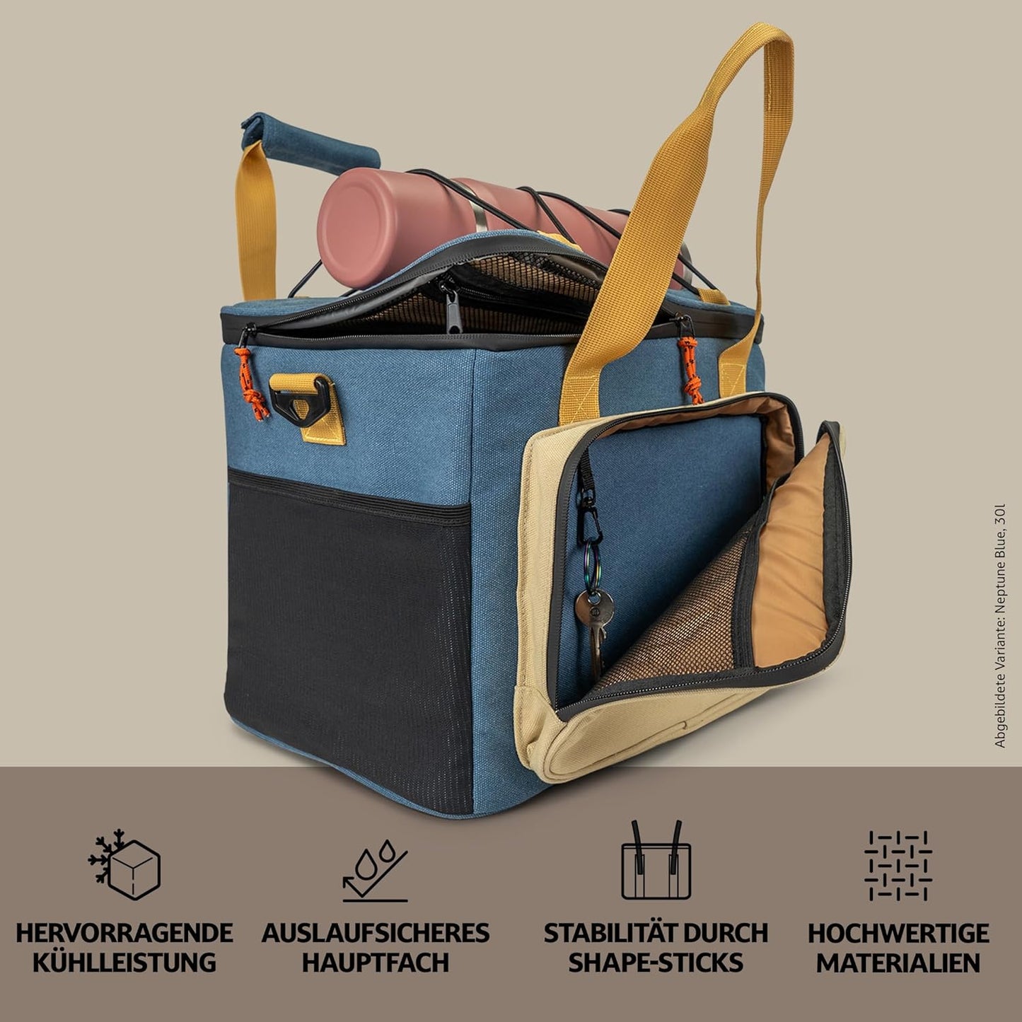 Kühltasche Hulk, 30l - Black Rose