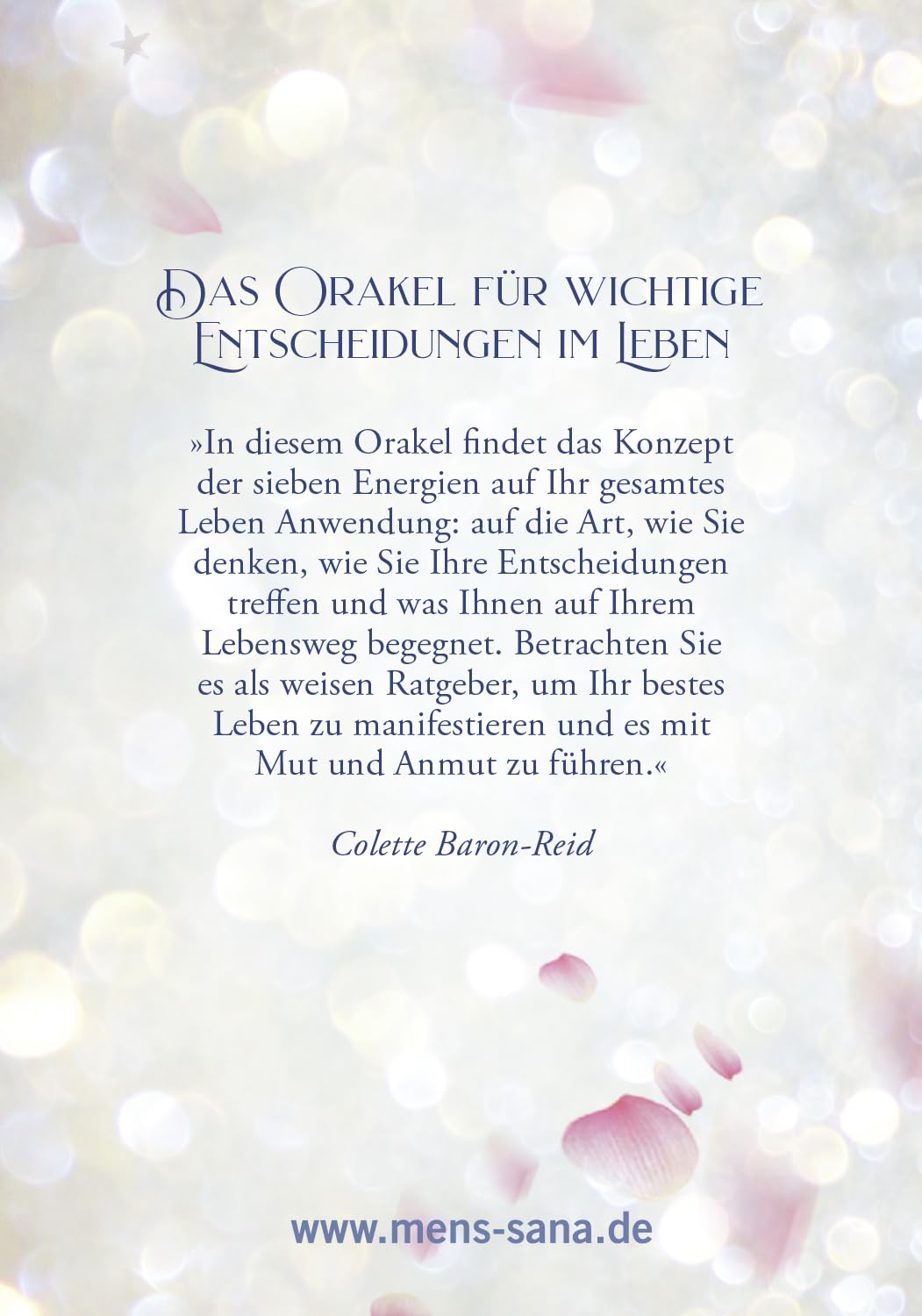 Das Orakel der 7 Energien, Taschenbuch