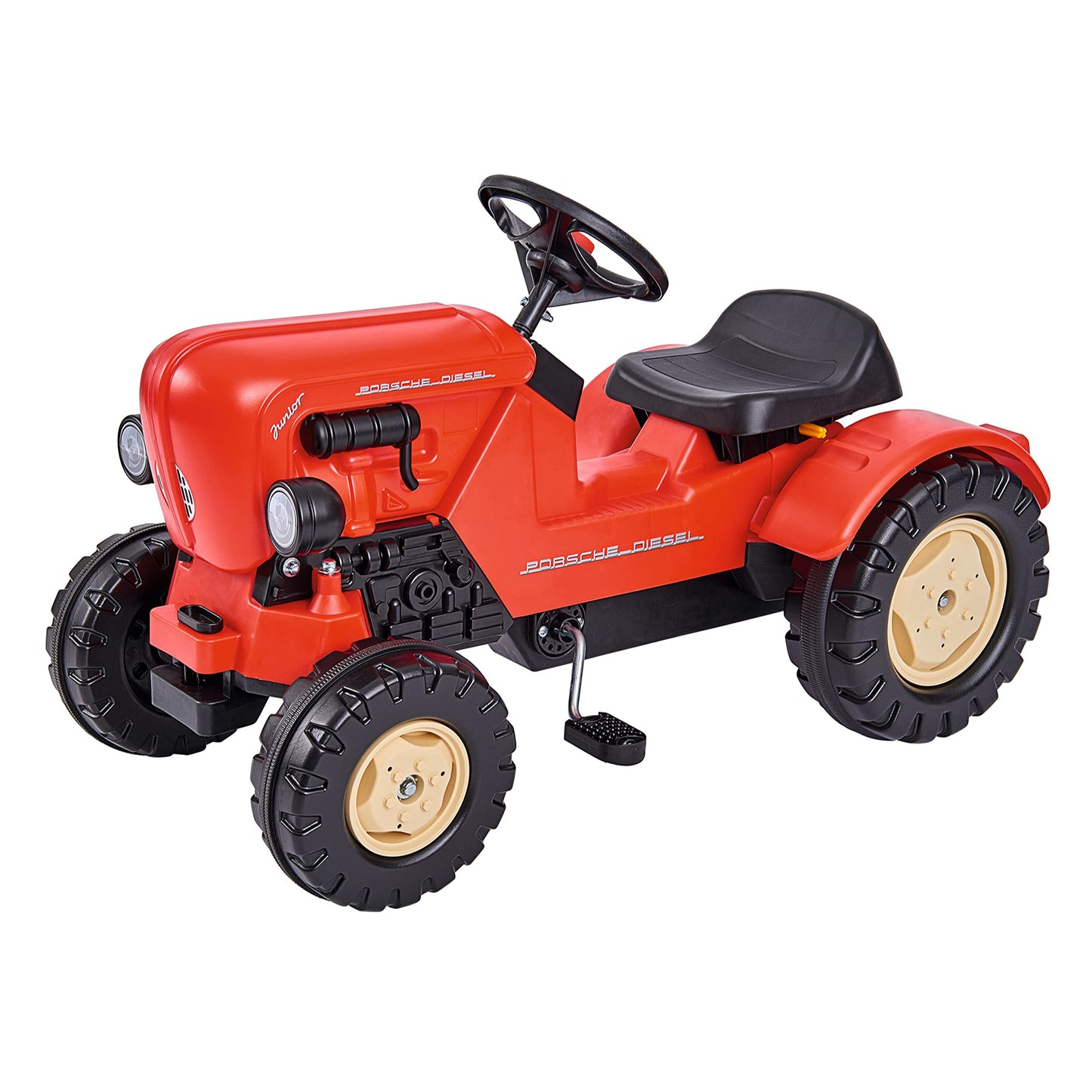 Porsche Diesel Junior Kindertrettraktor, Rot Single