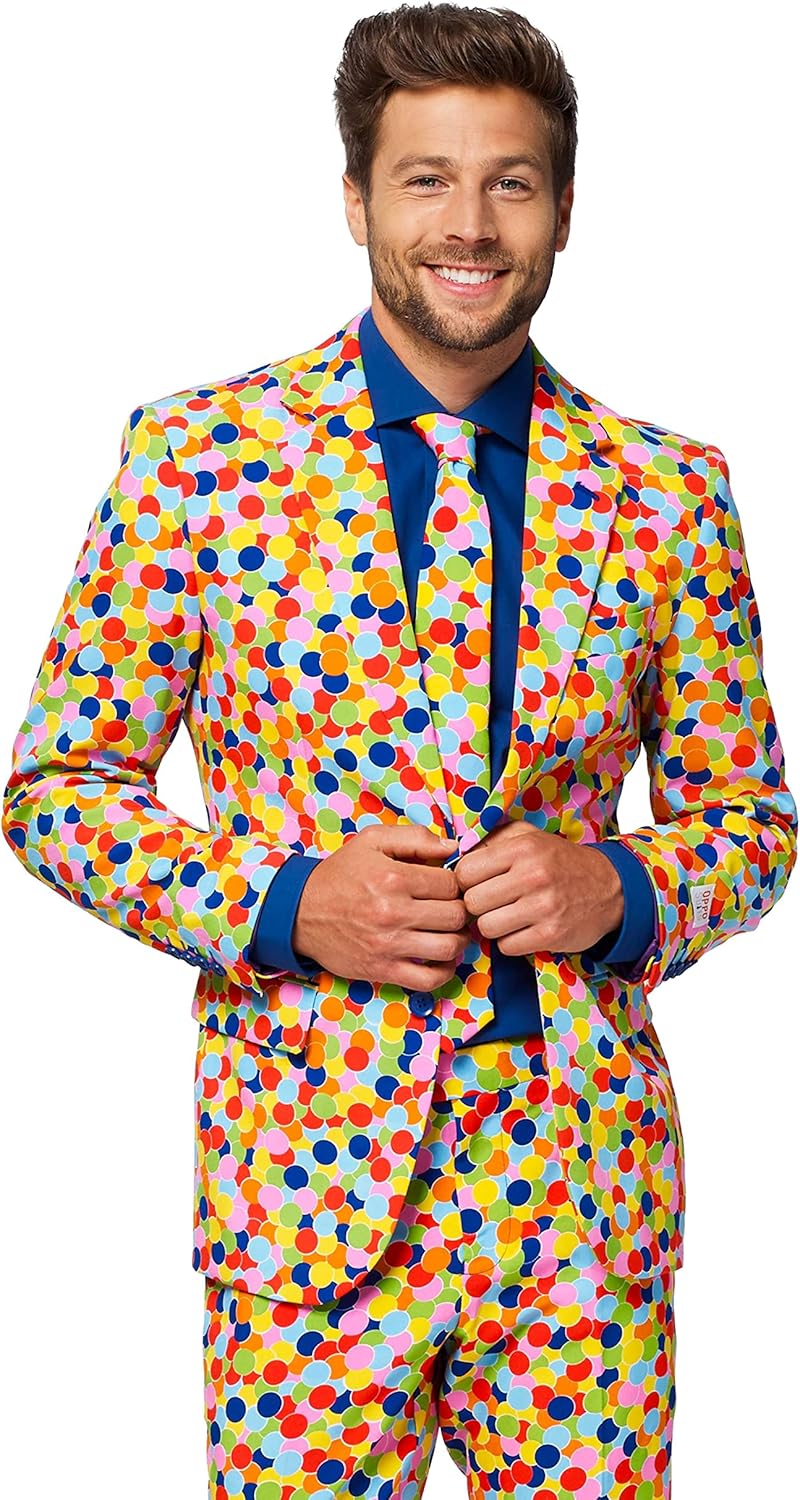 Karnevalskostüm Confetteroni Opposuit, 38 Confetteroni