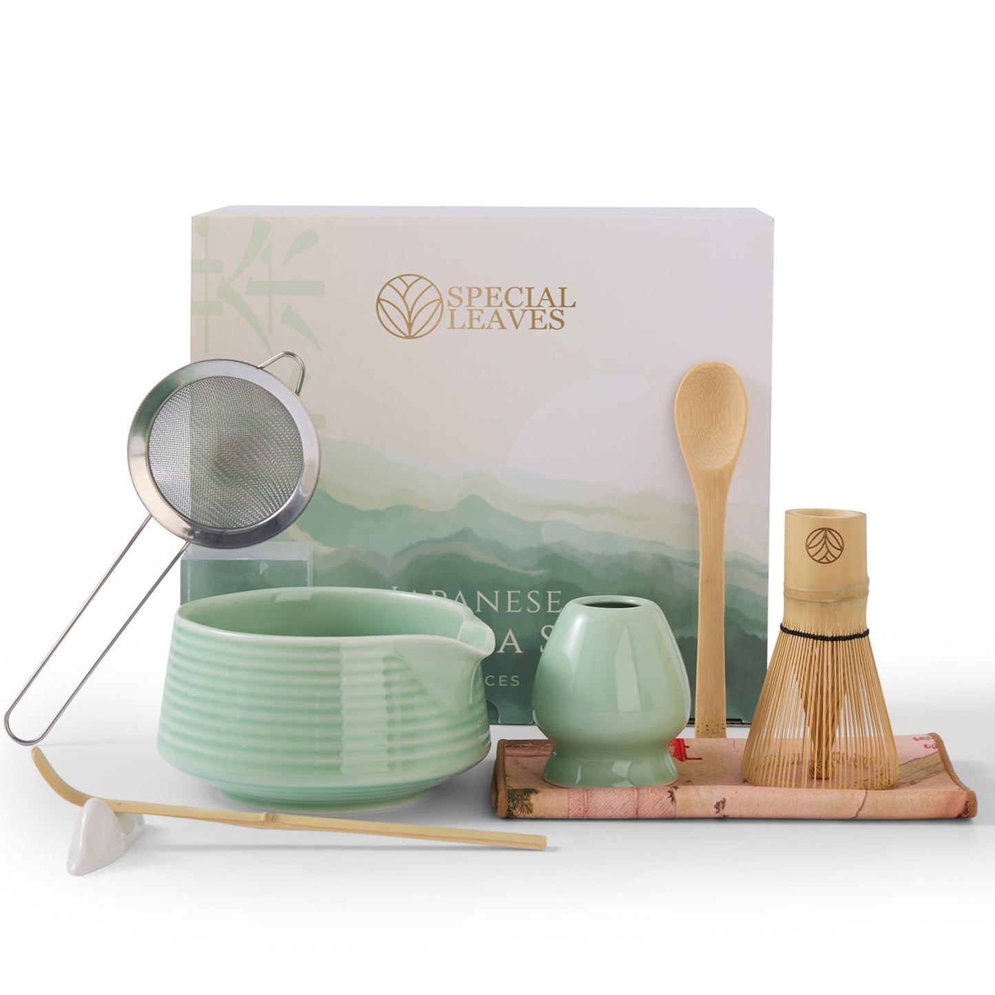 Matcha Tee-Set, 8 teilig Mintgrün