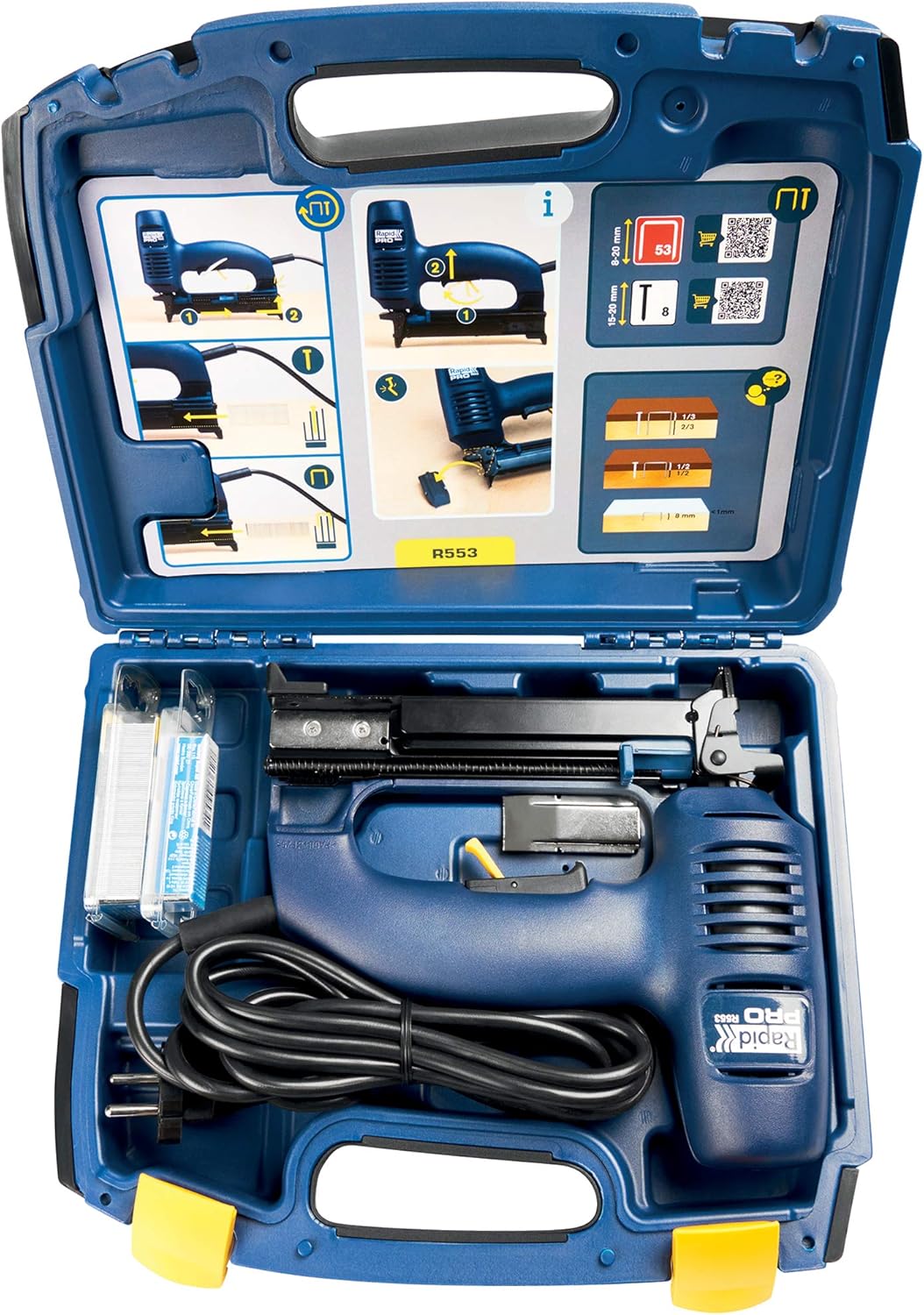 Elektrotacker R553, Koffer mit Zubehör