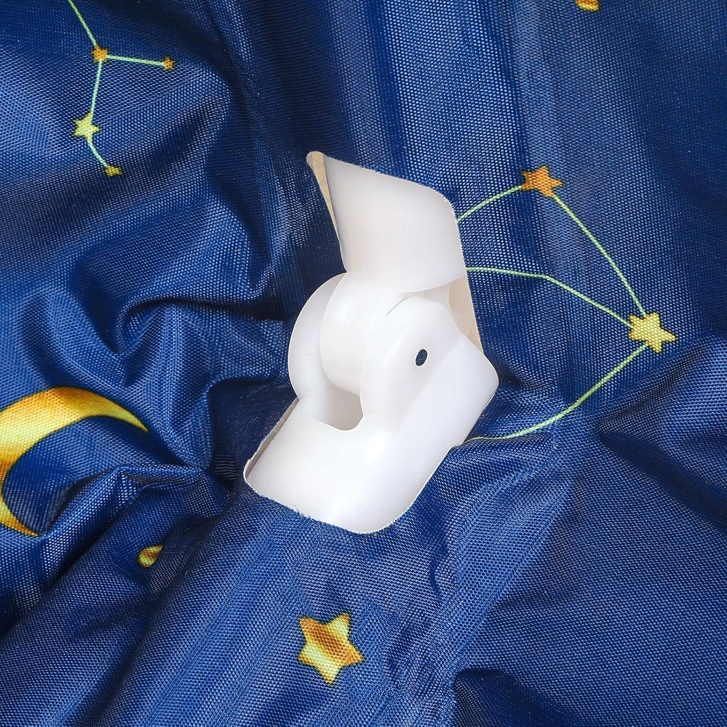Faltbare Badewanne mit Abflussrohr, Indigoblau