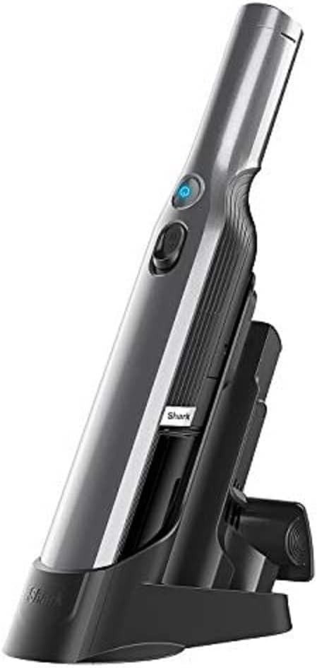 Kabelloser Mini-Handstaubsauger WV200EU mit Zubehör, Grau 8 Minuten Laufzeit