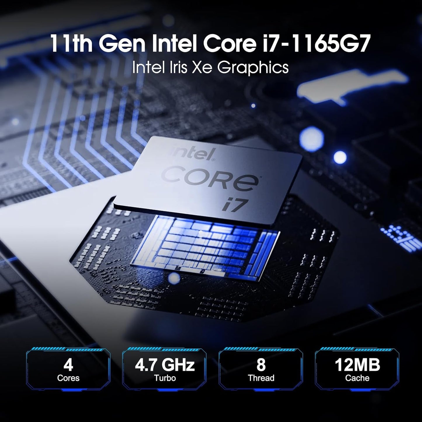 Intel NUC 11 Panther Canyon Mini-PC, NUC11PAHi7 32+1T