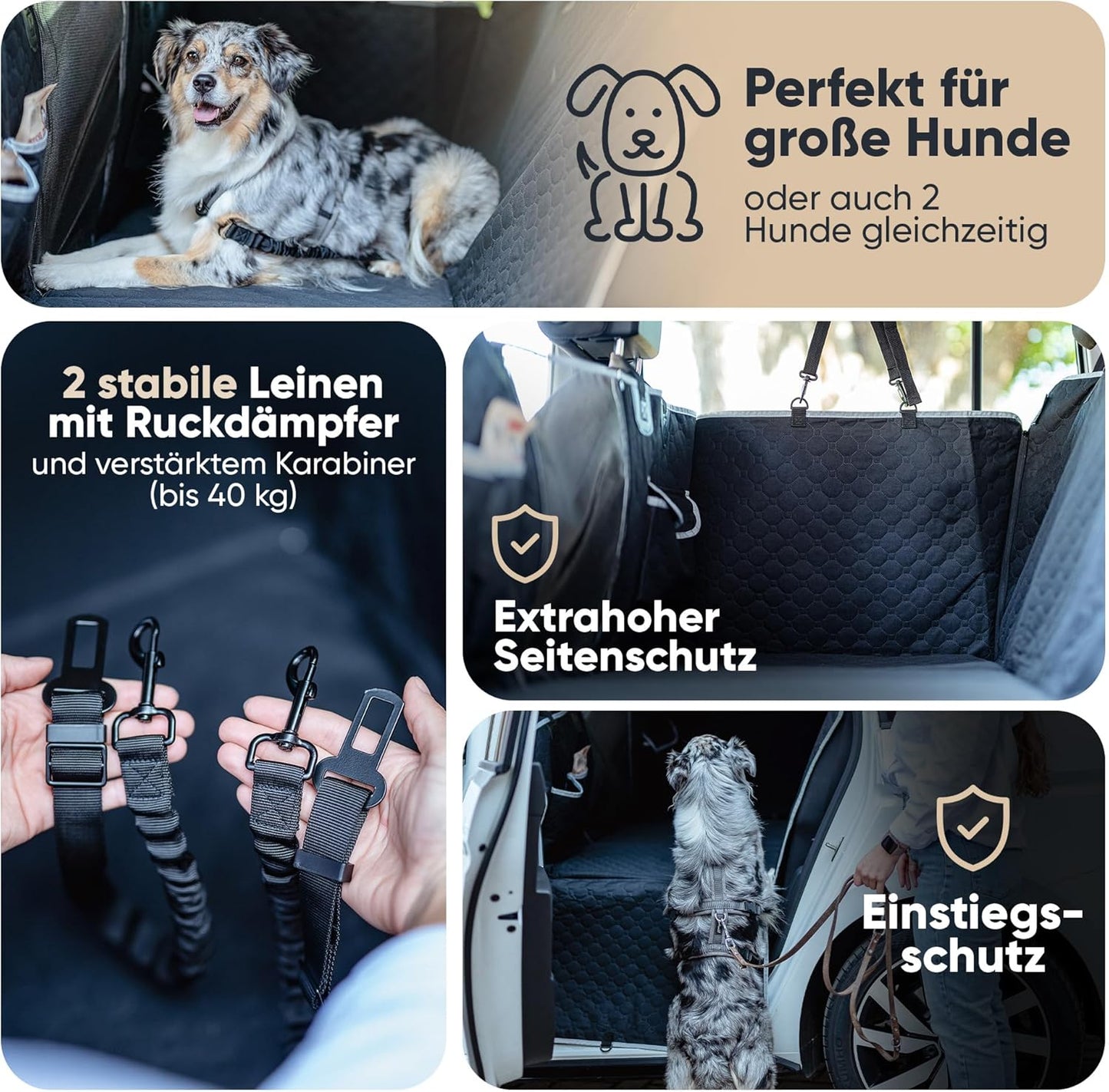 Auto Hundedecke, 130 x 63 cm