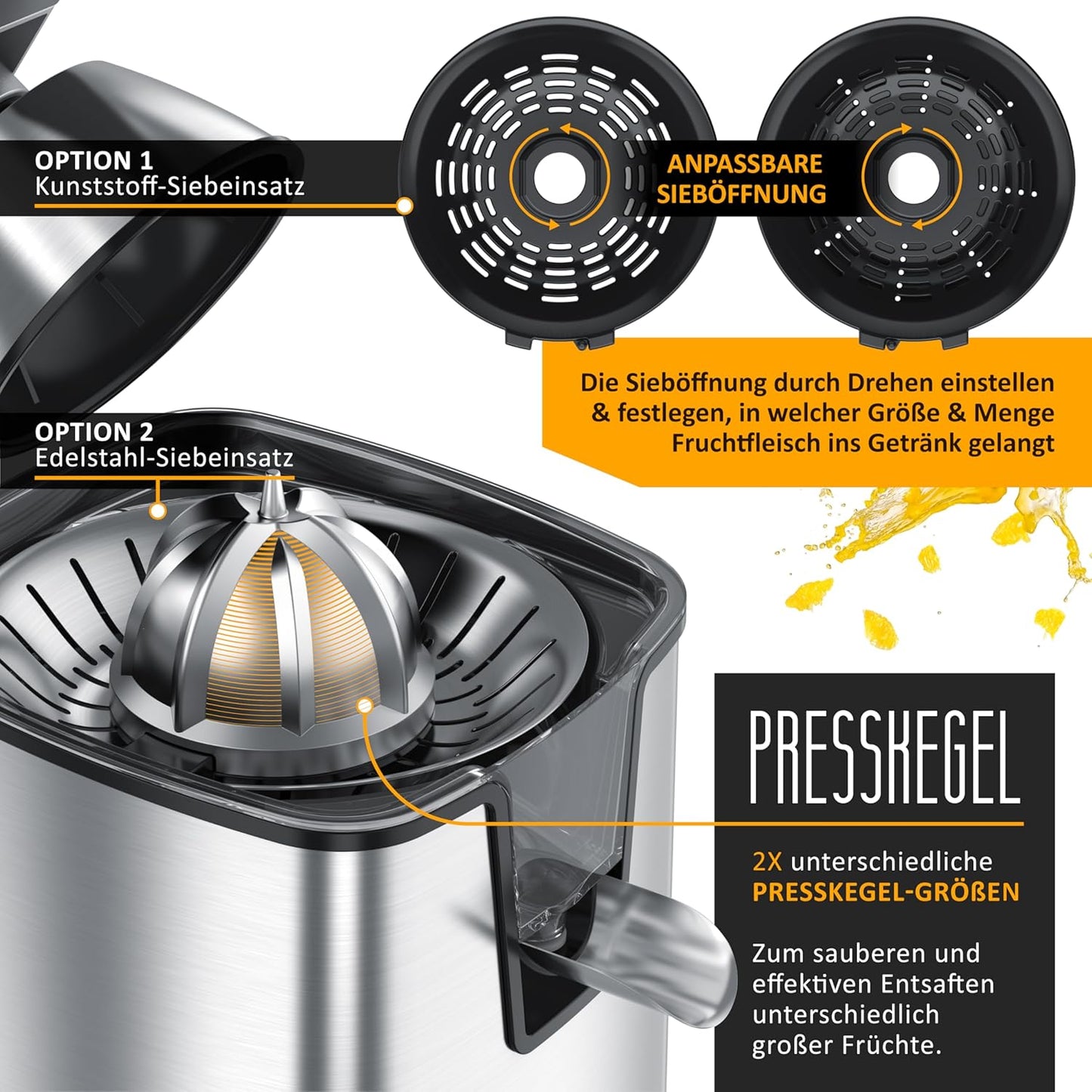 Elektrische Saftpresse