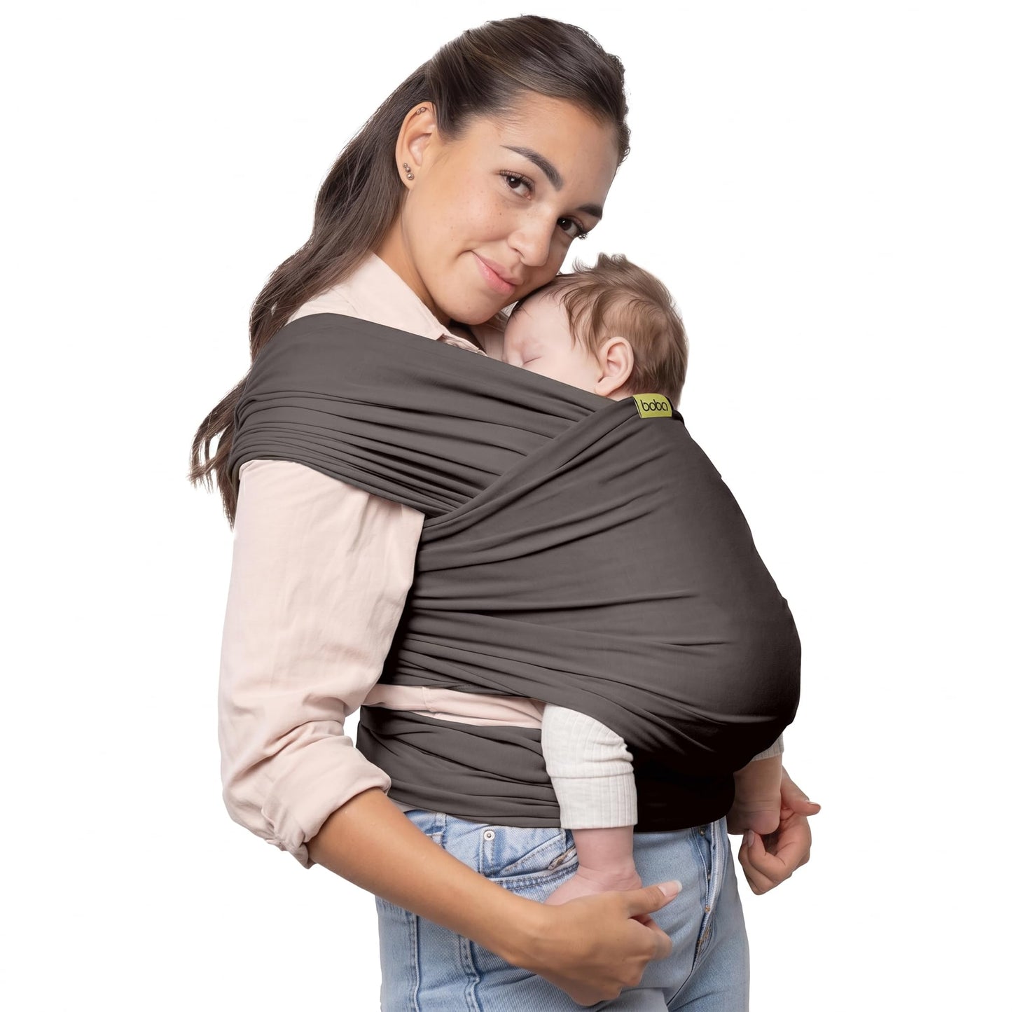 Babytragetuch bis 15 kg, Organic Dark Grey Cotton