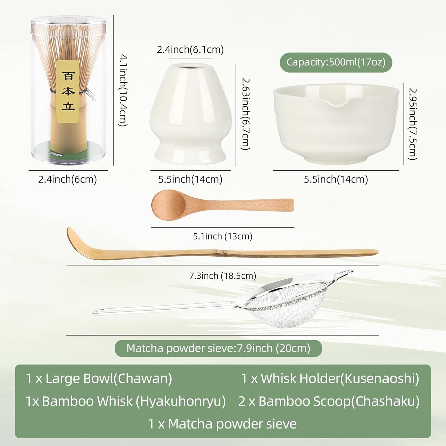 Matcha-Set für Teeliebhaber, White