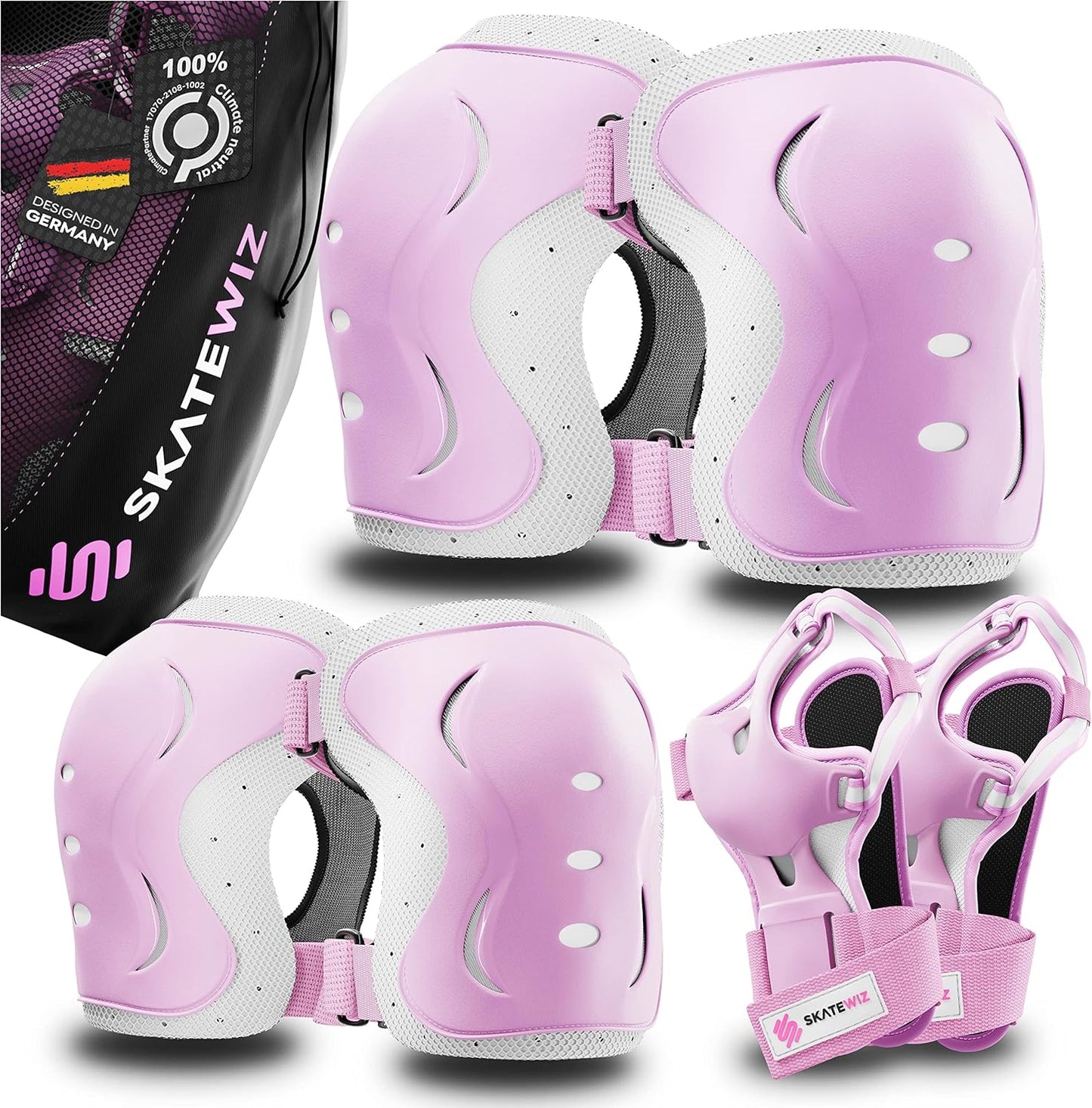 Schoner-Set, M - Jugendliche & Erwachsene / PINK WEIss