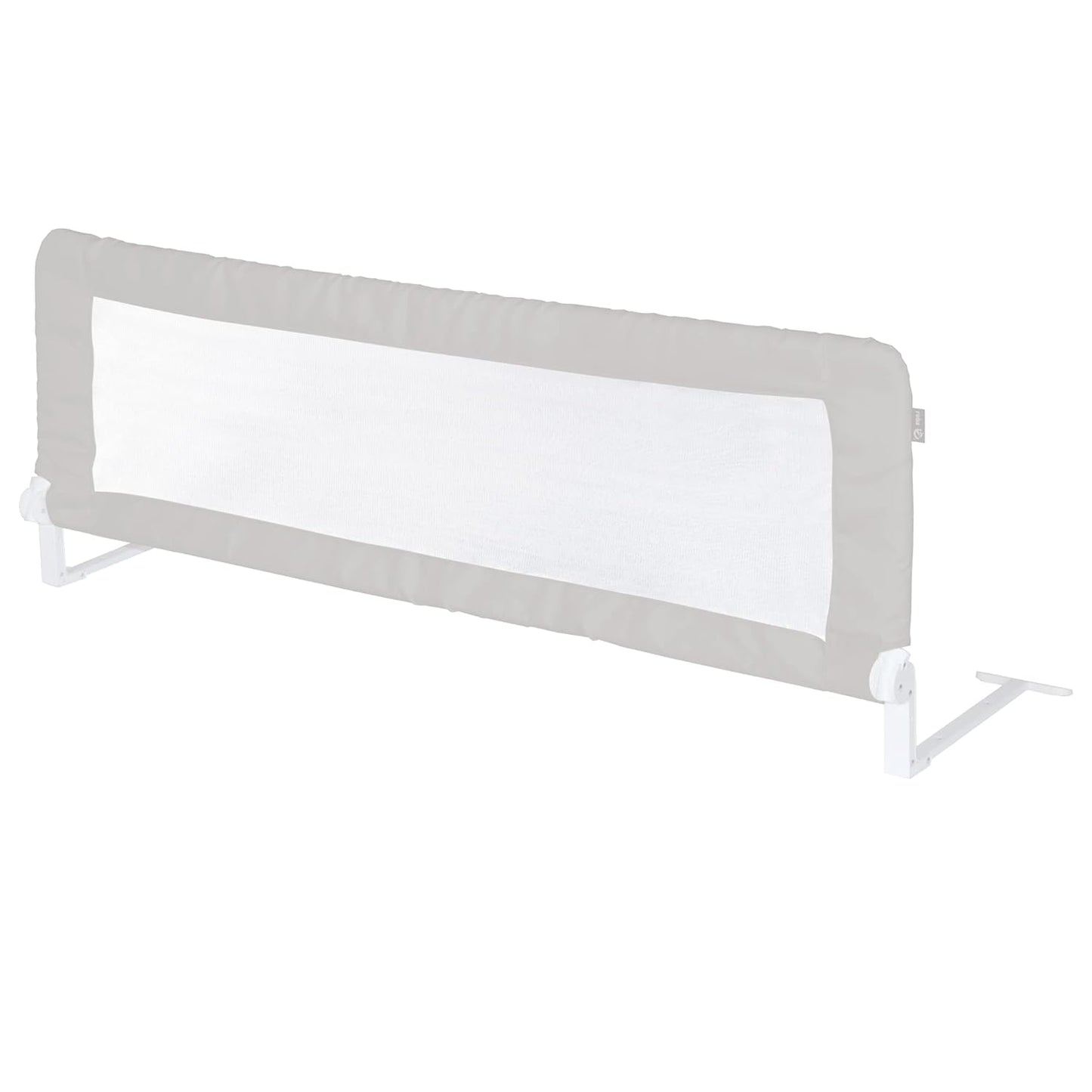 Bettschutzgitter Klipp-Klapp, Grau 100x40 cm