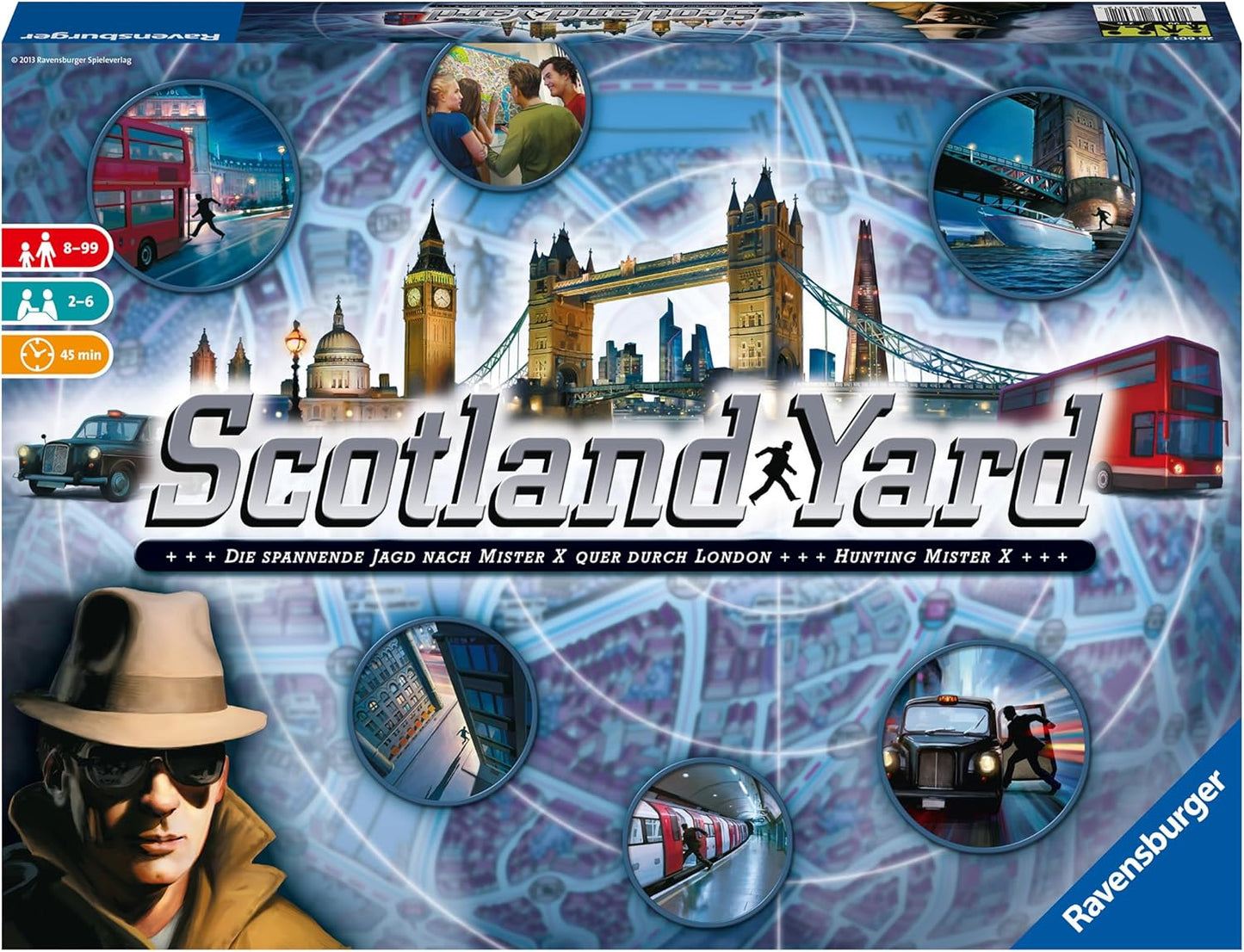Gesellschaftsspiel Scotland Yard, Alte Version