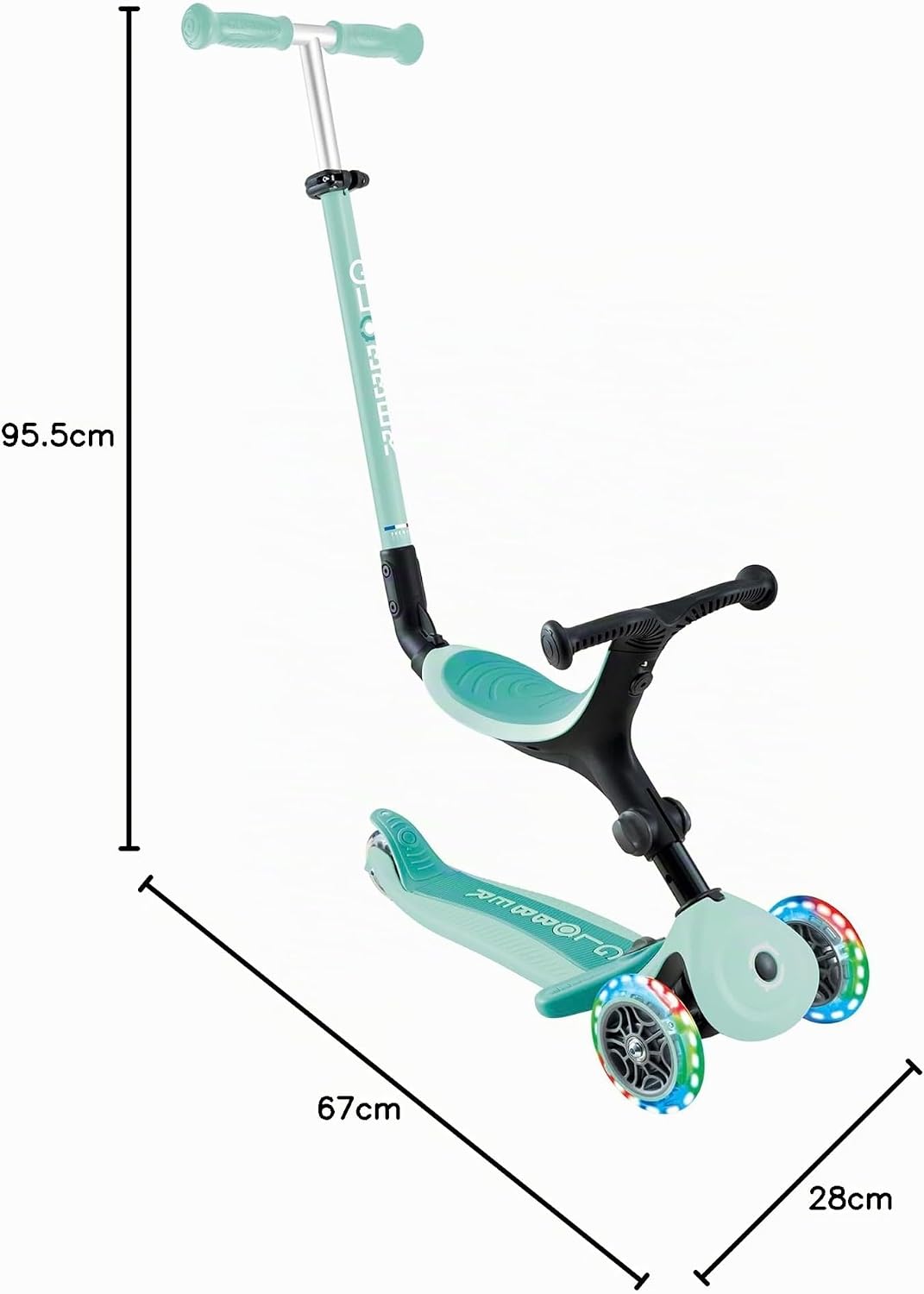 Go-Up Active, Einheitsgrösse mint - dunkelmint