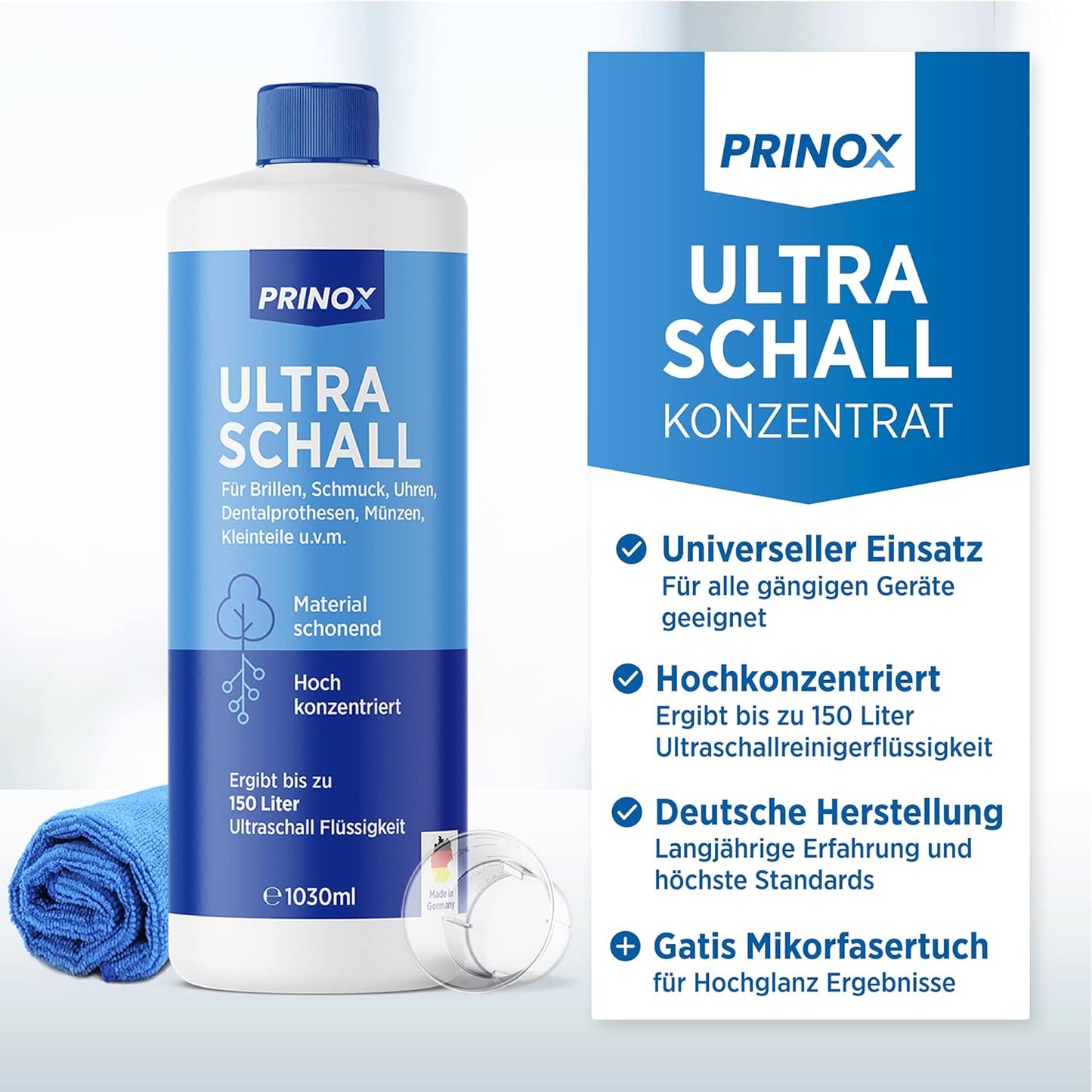 Ultraschallreiniger Konzentrat, 1.03 l (2er Pack)