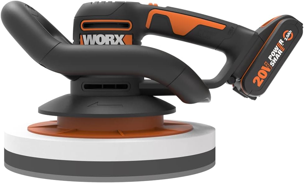 Akku Polierer WX856, Mit 1 Akku und Ladegerät