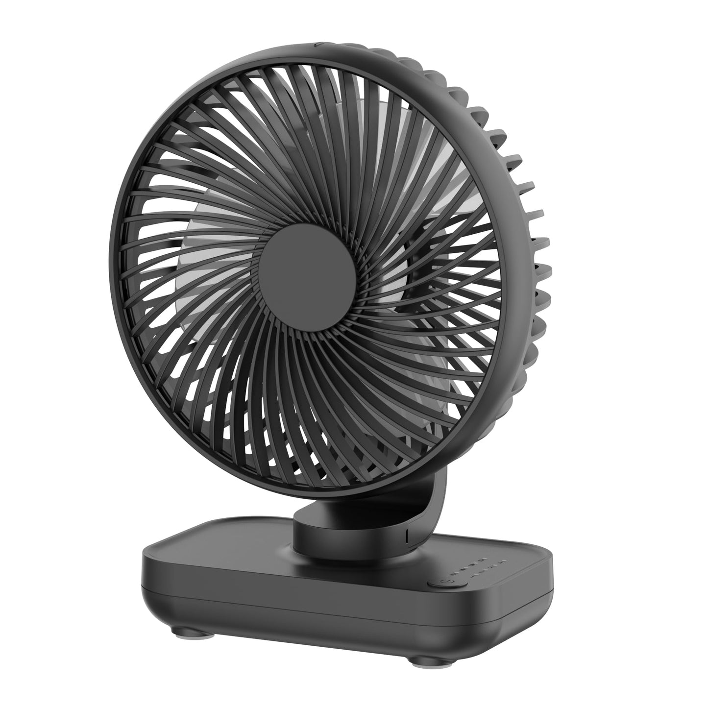 USB Mini-Tischventilator, akkubetrieben, Eisenhaltig